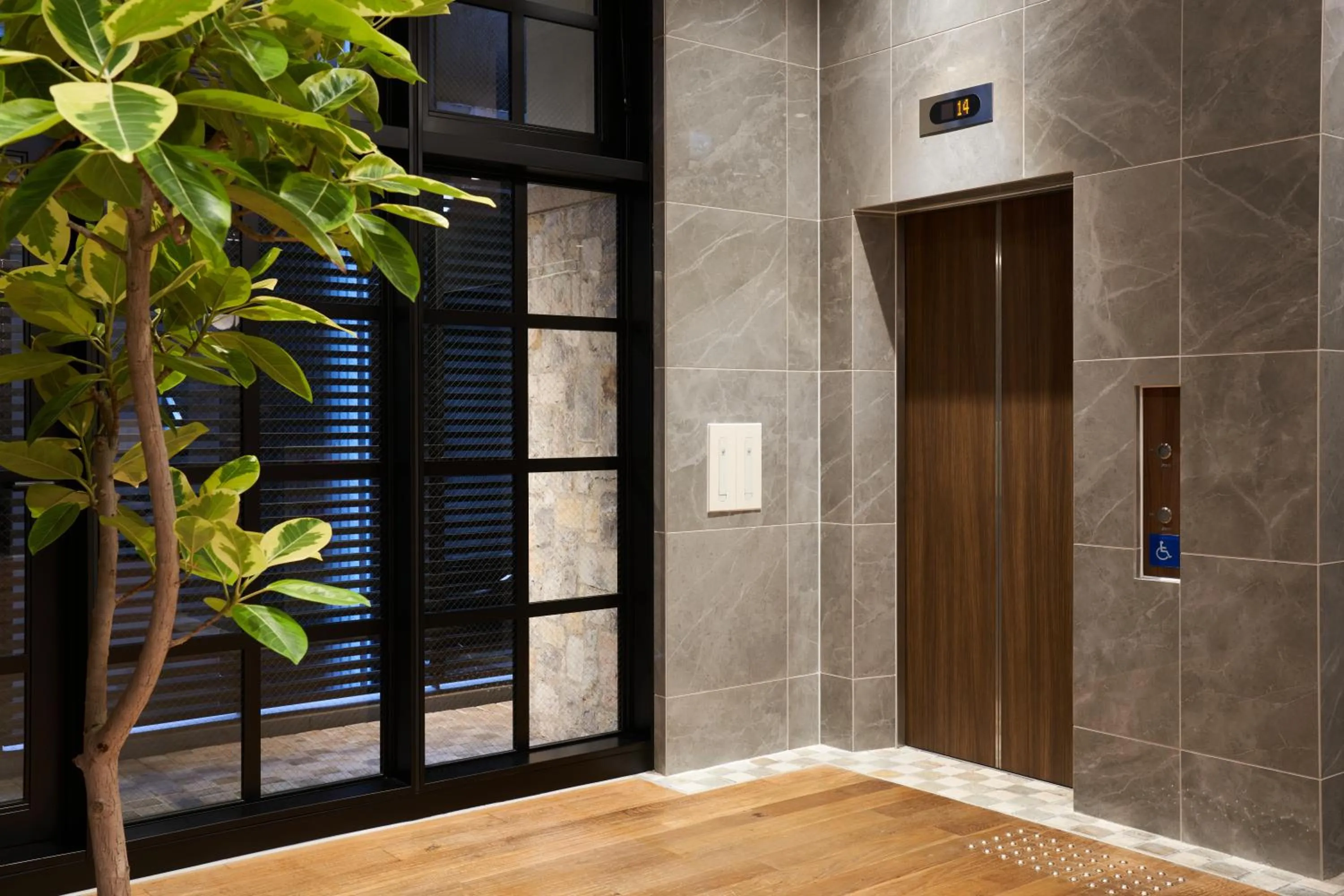 elevator in Travelodge Honmachi Osaka