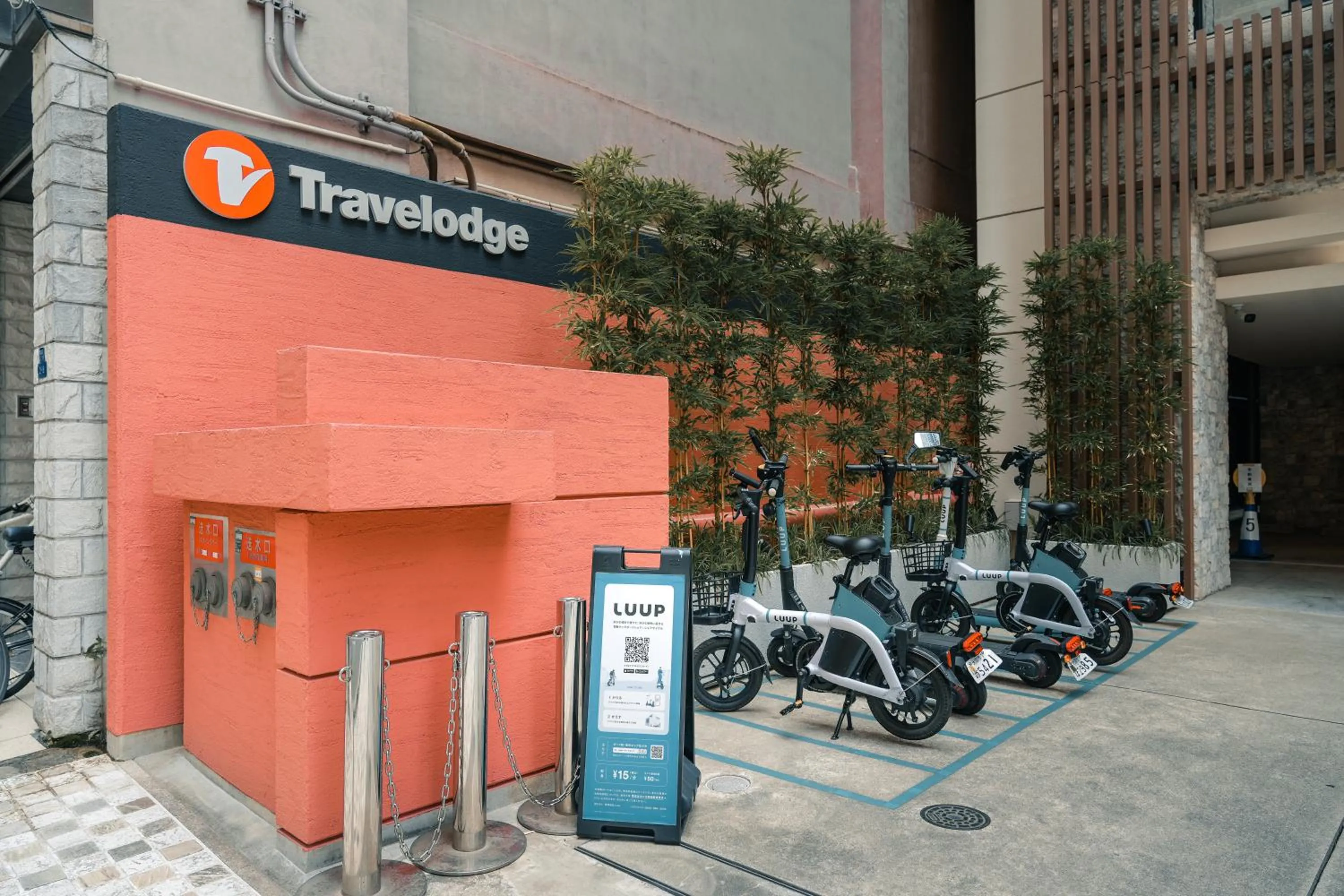 Parking in Travelodge Honmachi Osaka