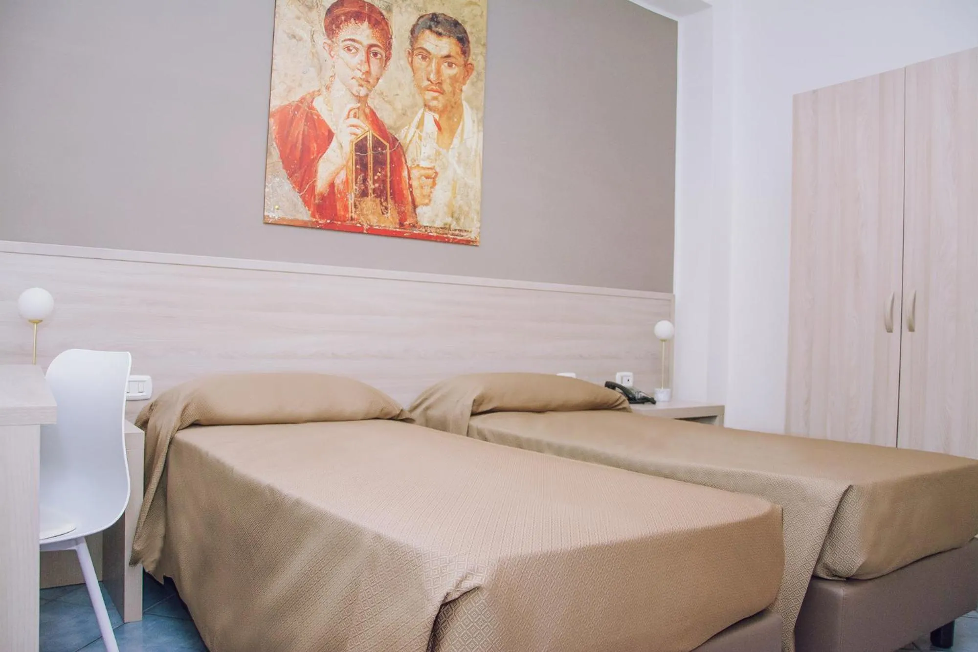 Bed in Hotel Piccolo Sogno