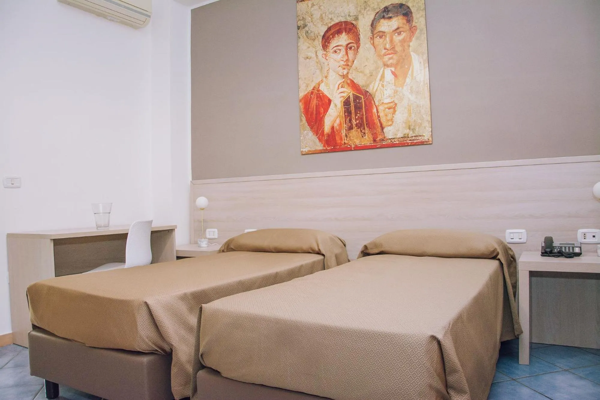 Bed in Hotel Piccolo Sogno