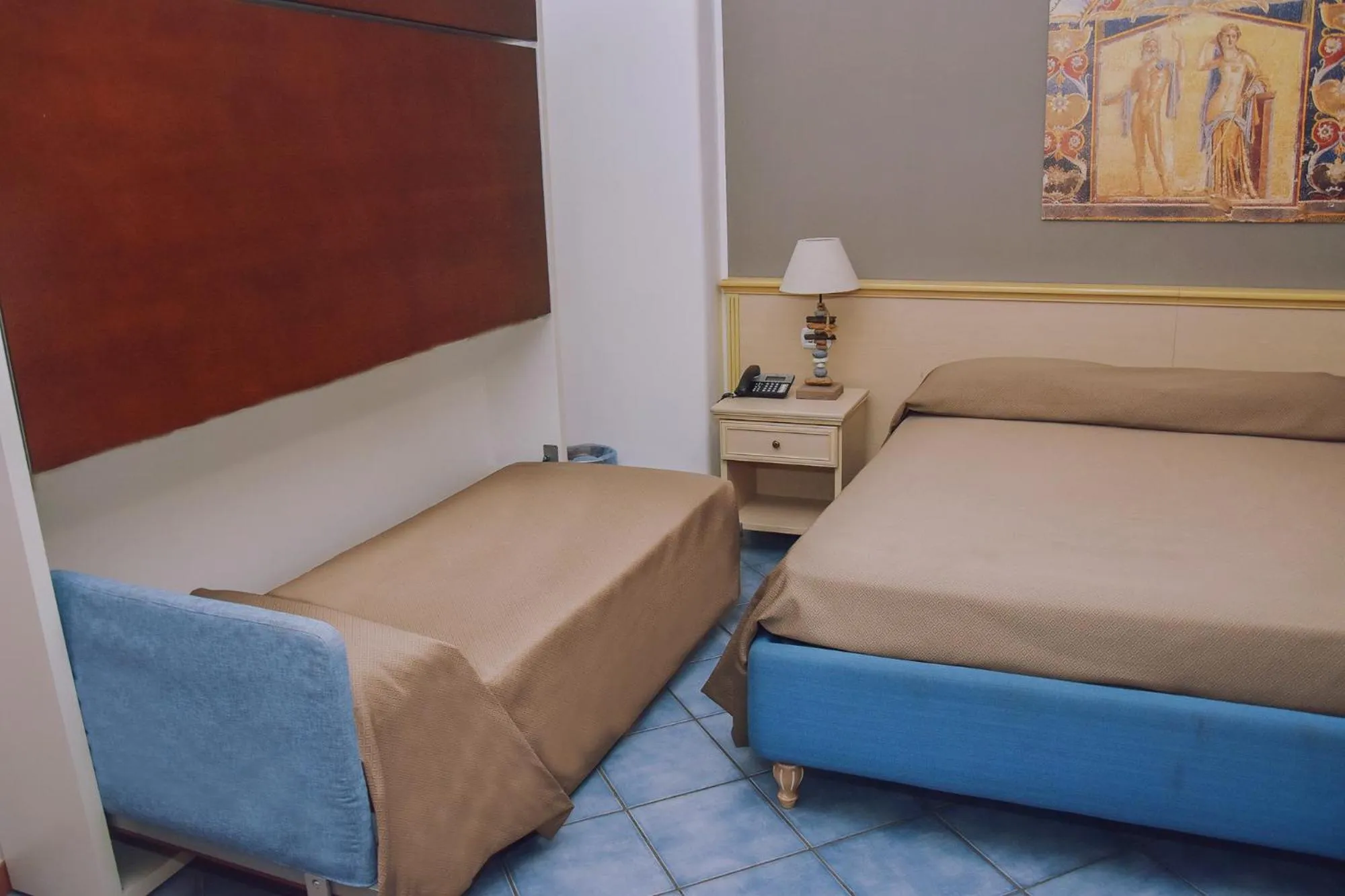 Bed in Hotel Piccolo Sogno