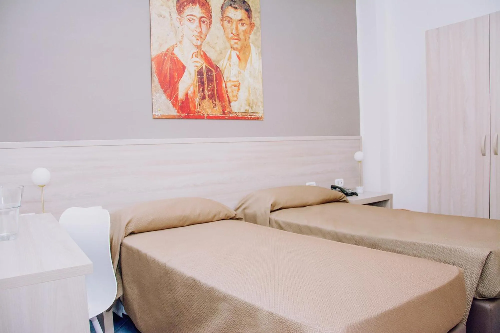 Bed in Hotel Piccolo Sogno