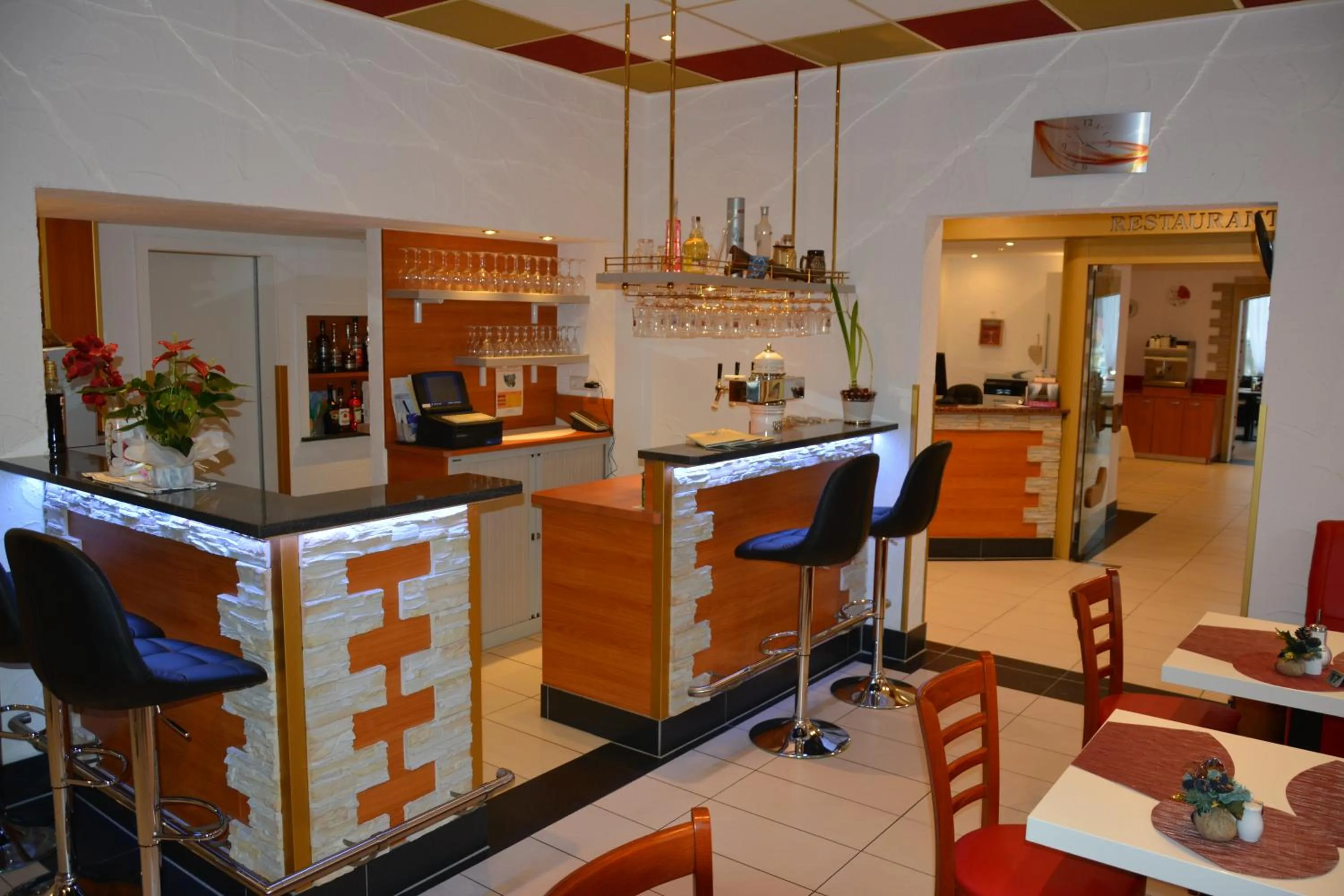 Lounge or bar in Wellness Hotel Garni Krone