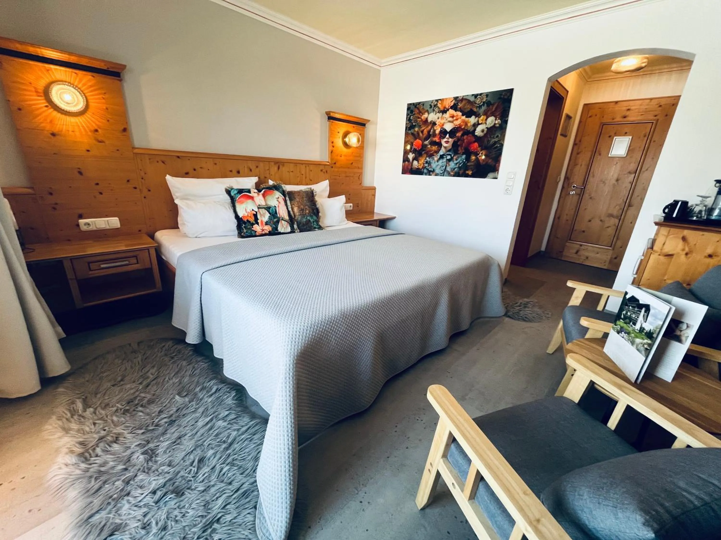 Photo of the whole room, Bed in Hotel Sonnenhof 3-Sterne-Superior