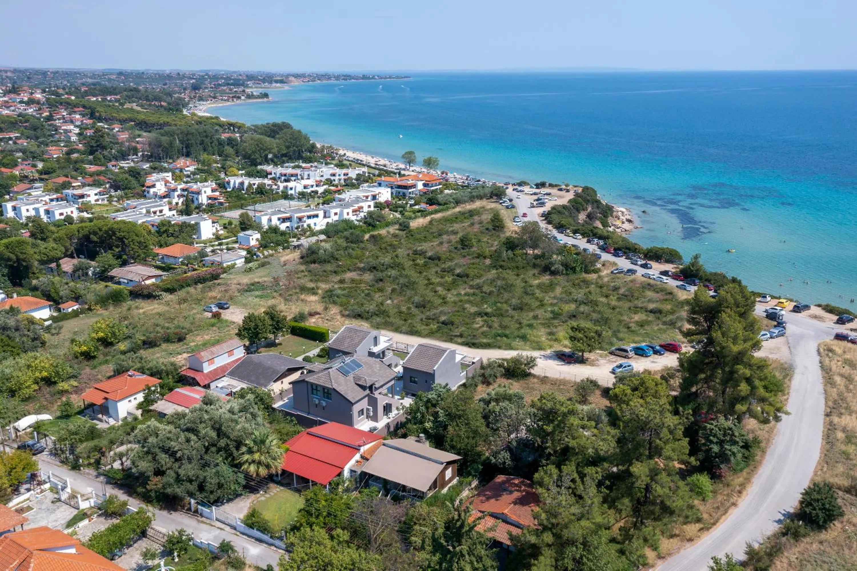 Bird's eye view in Mykoniatika Villas