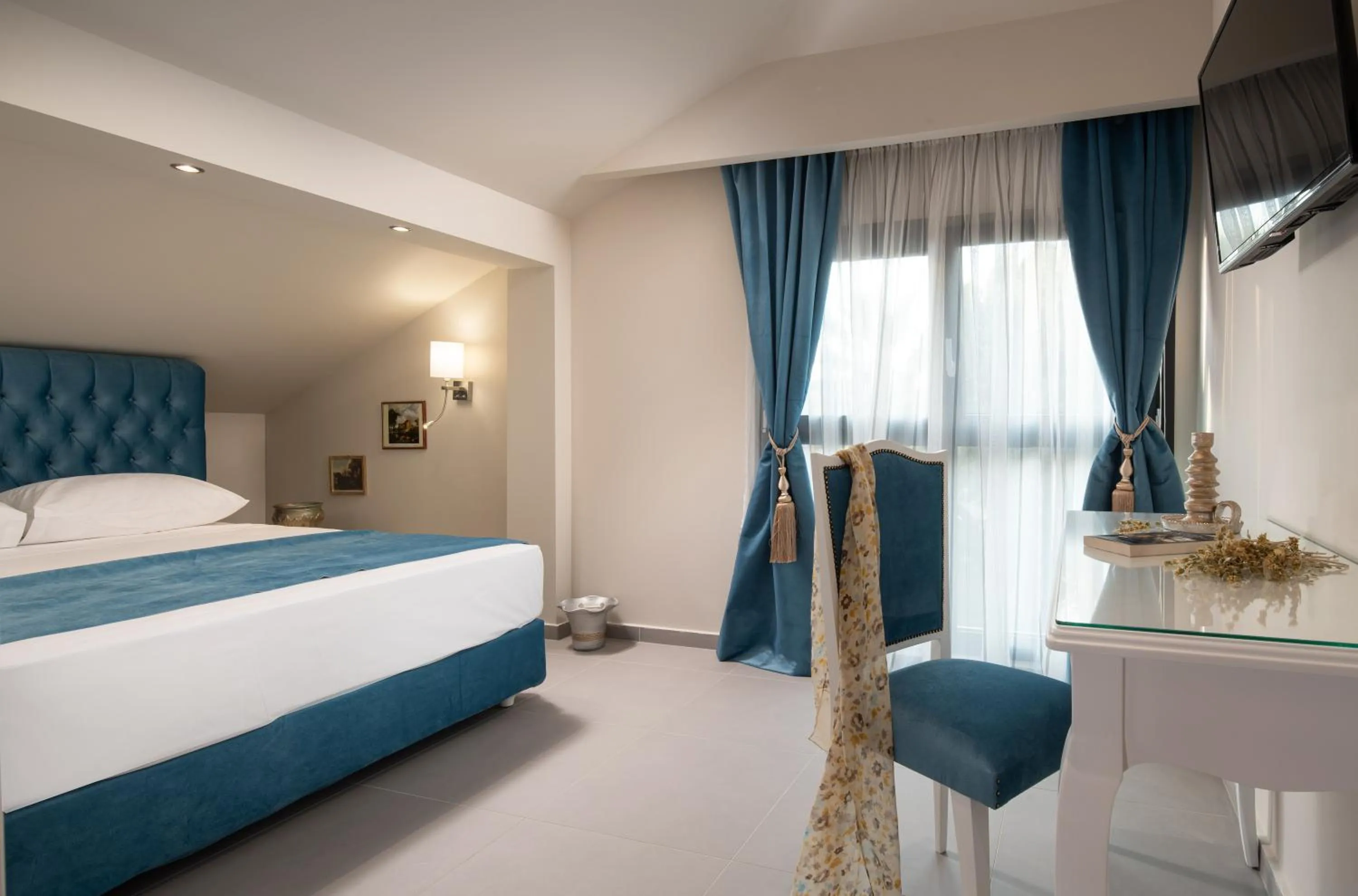 Bedroom, Bed in Mykoniatika Villas