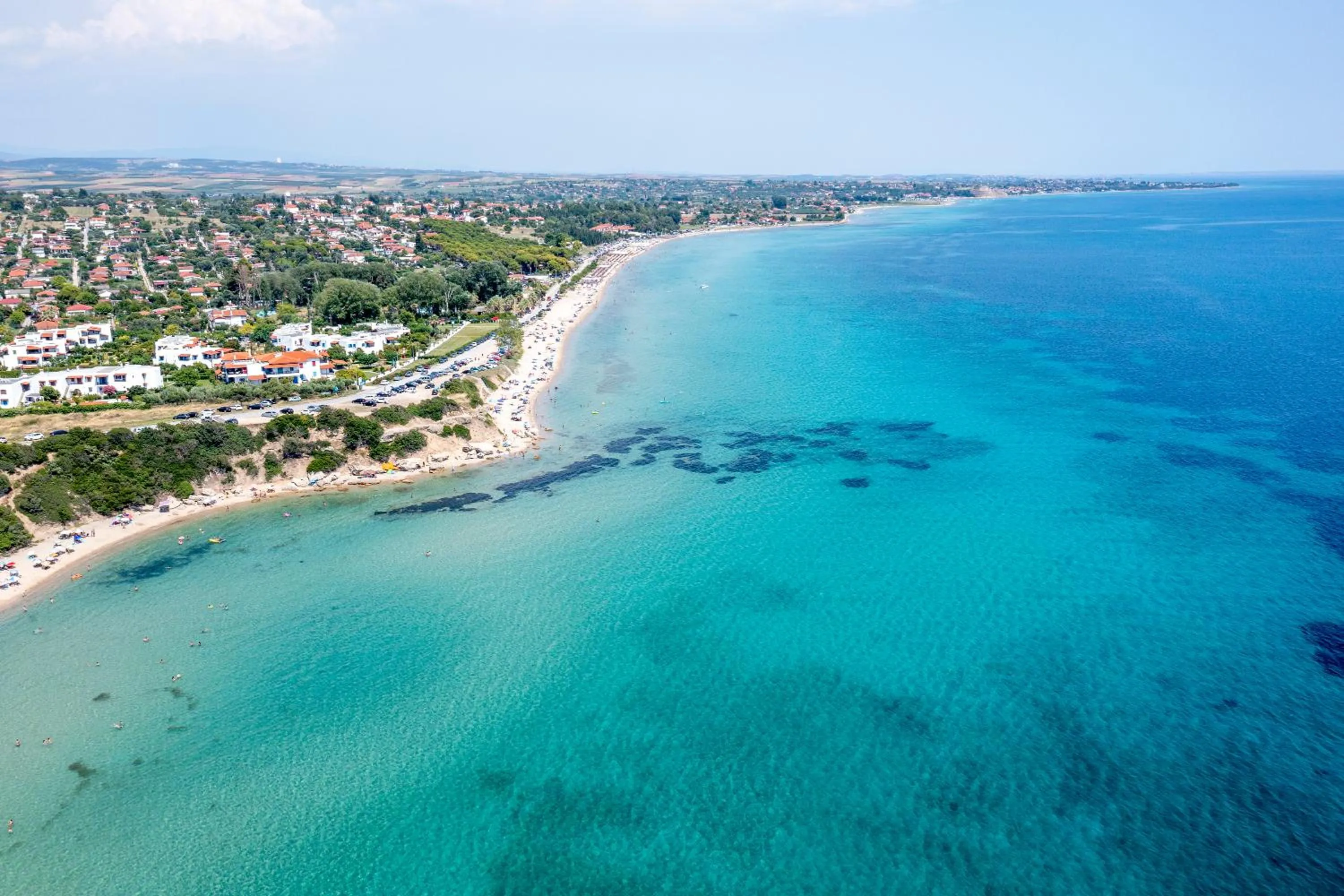 Bird's eye view in Mykoniatika Villas