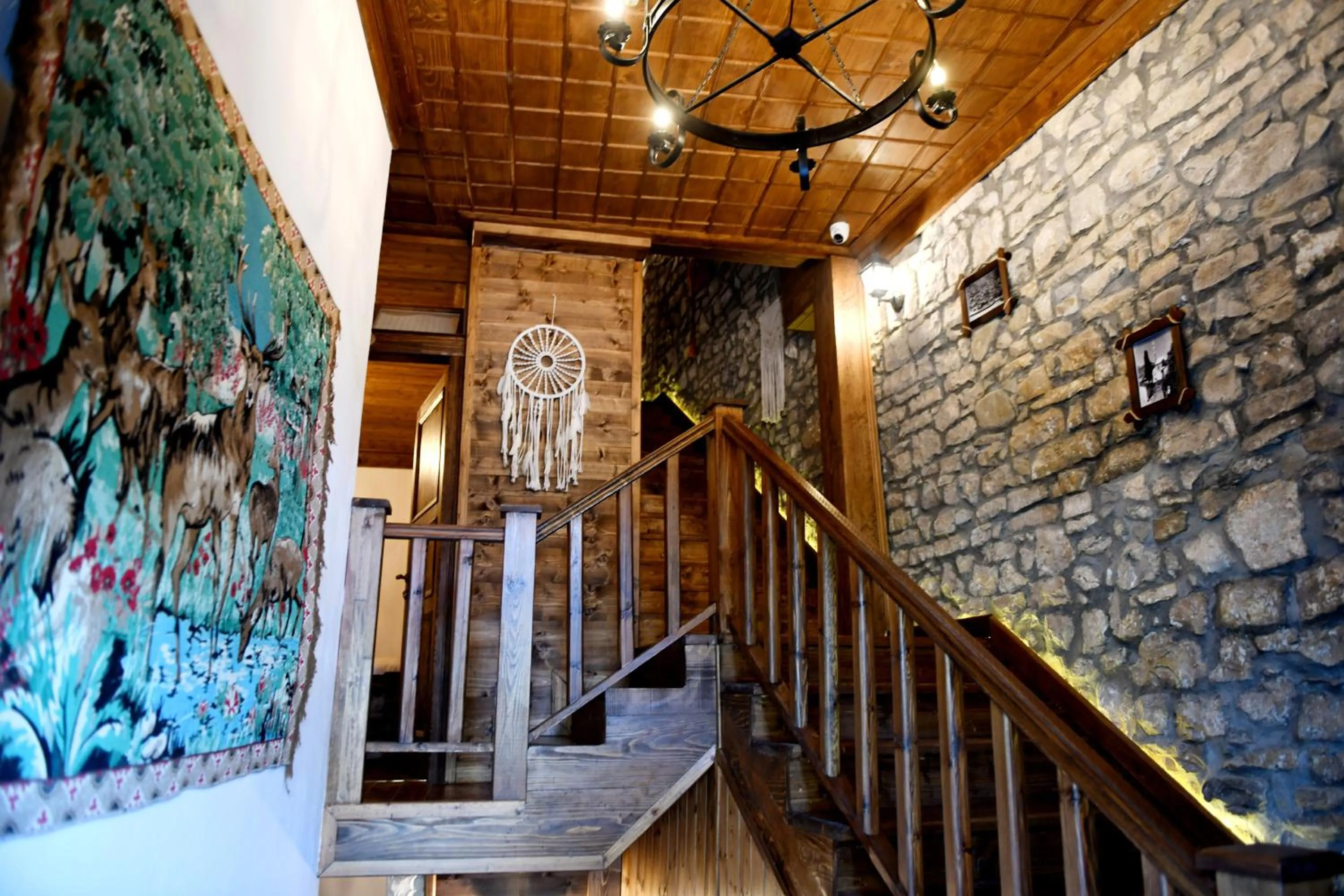 Decorative detail in Anhel Hotel