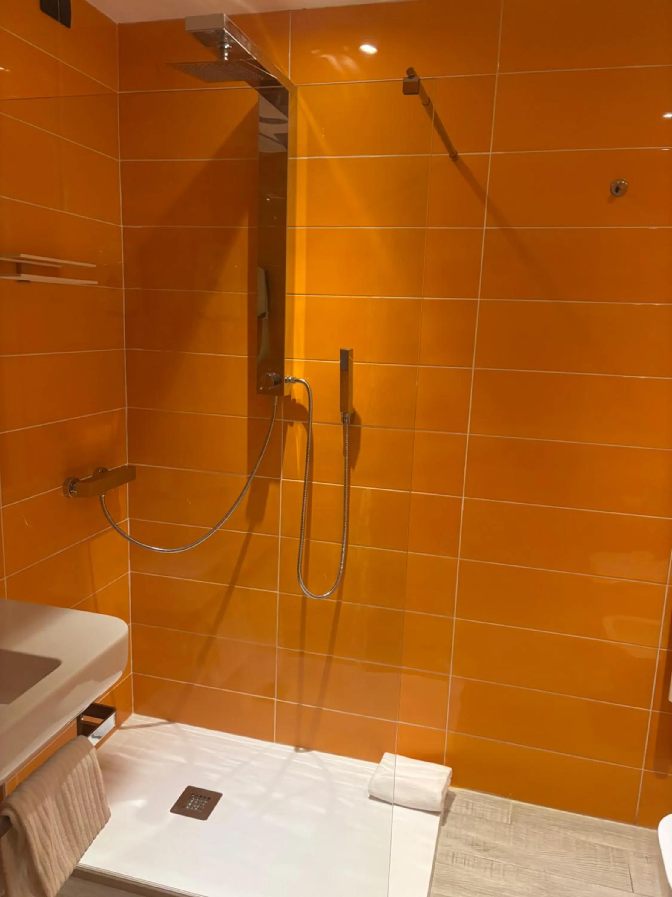 Shower in Blue Shades Hotel