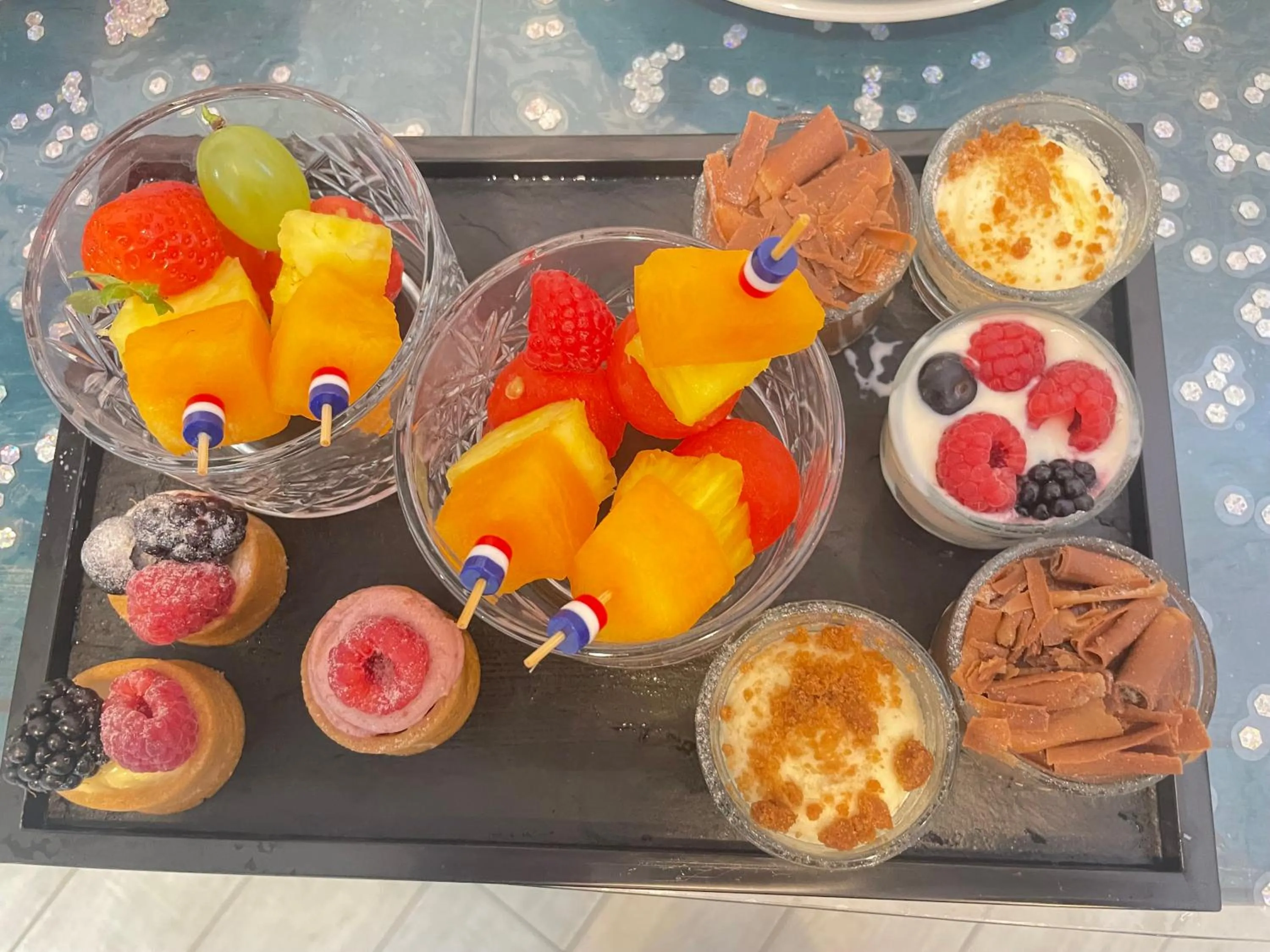 Breakfast in Blue Shades Hotel