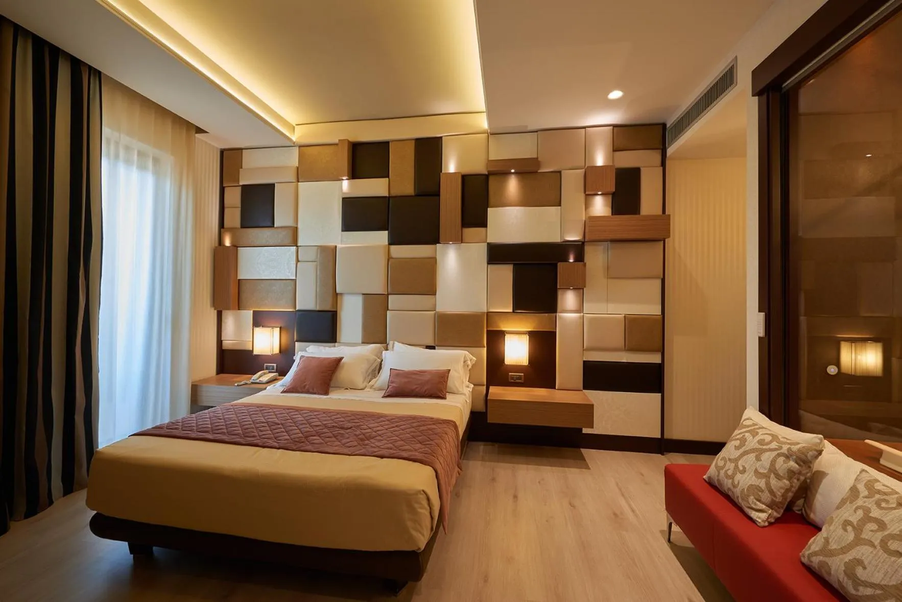 Bed in THotel Lamezia