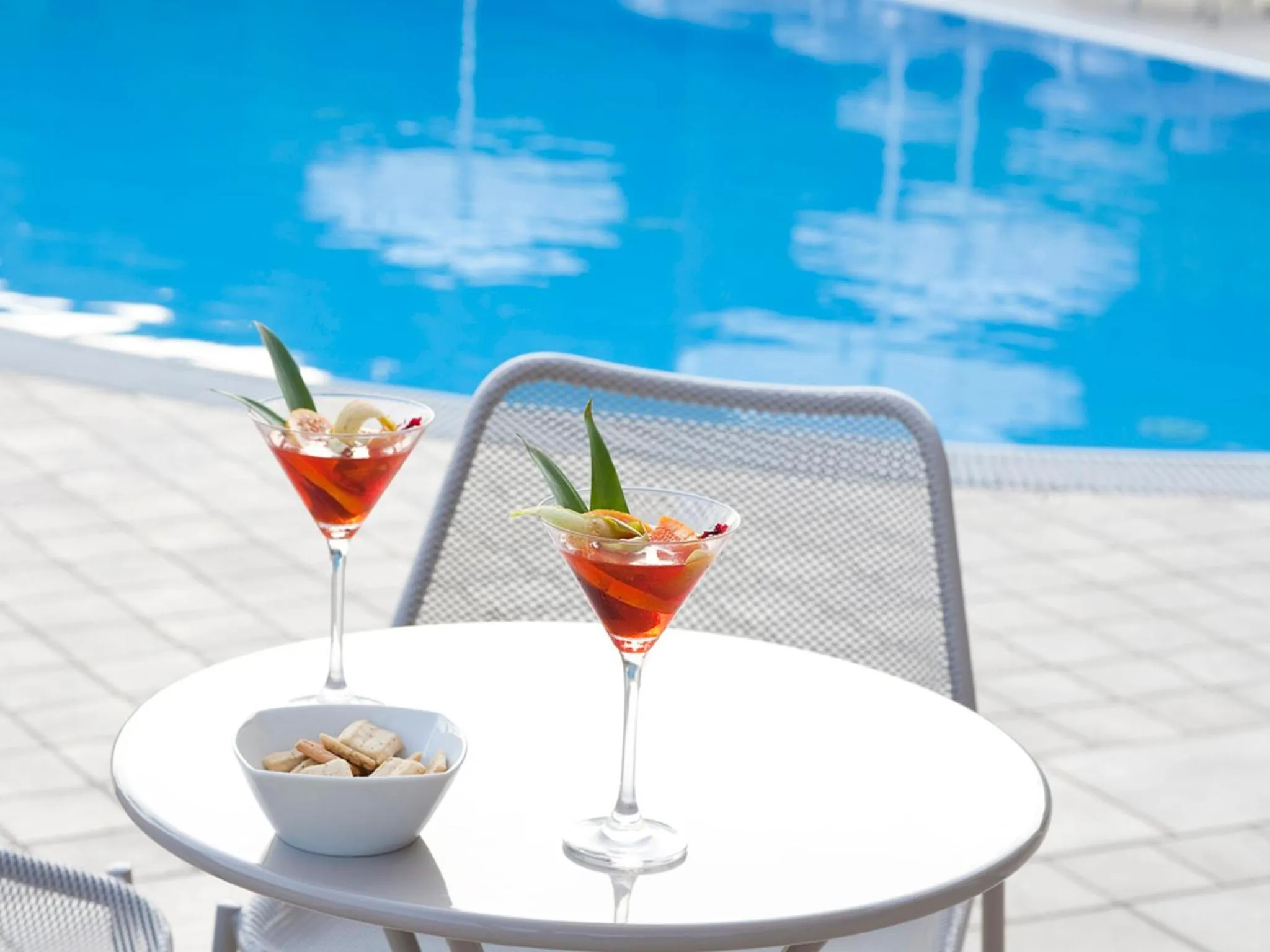 Swimming pool in THotel Lamezia