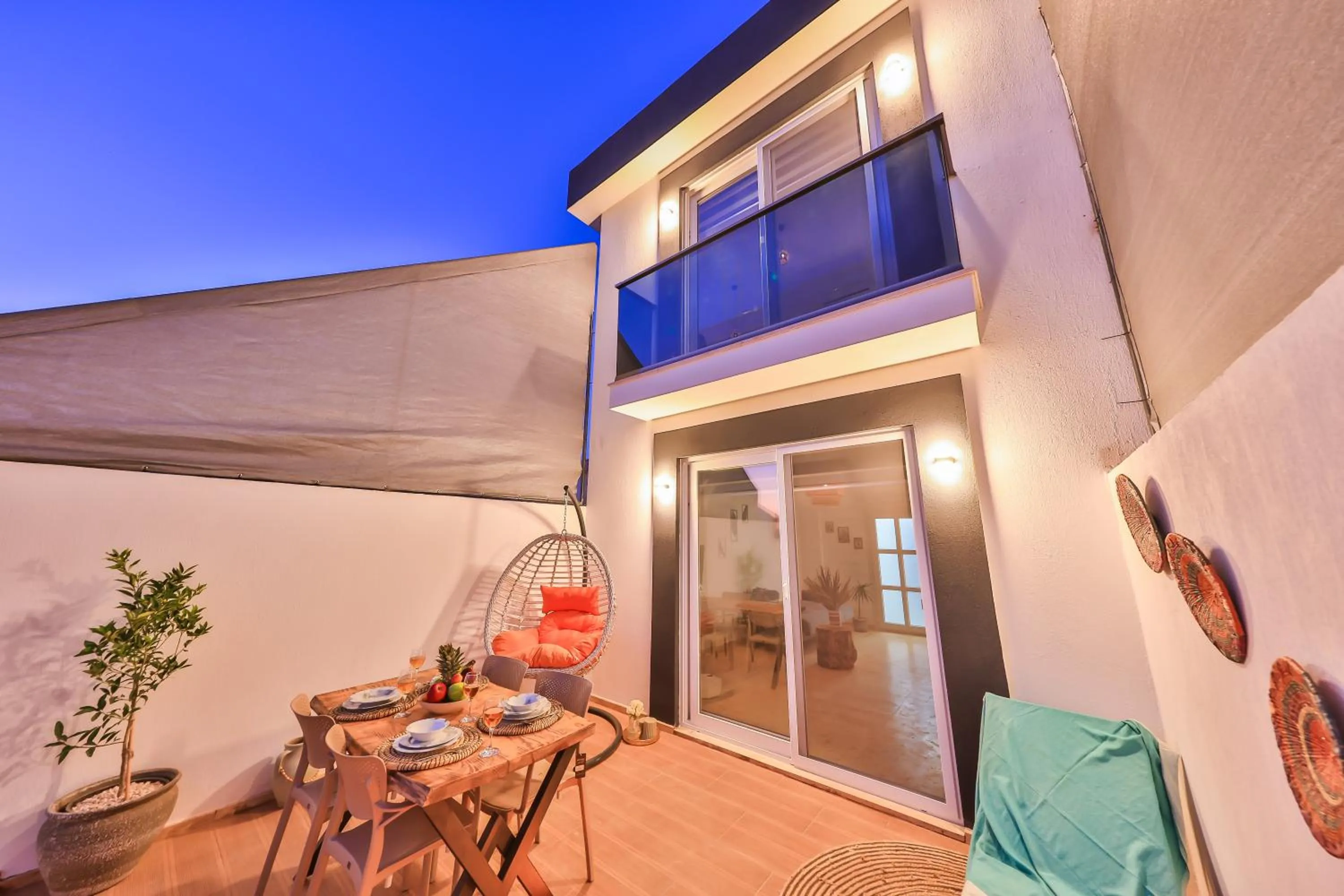 Balcony/Terrace in Villa Ay