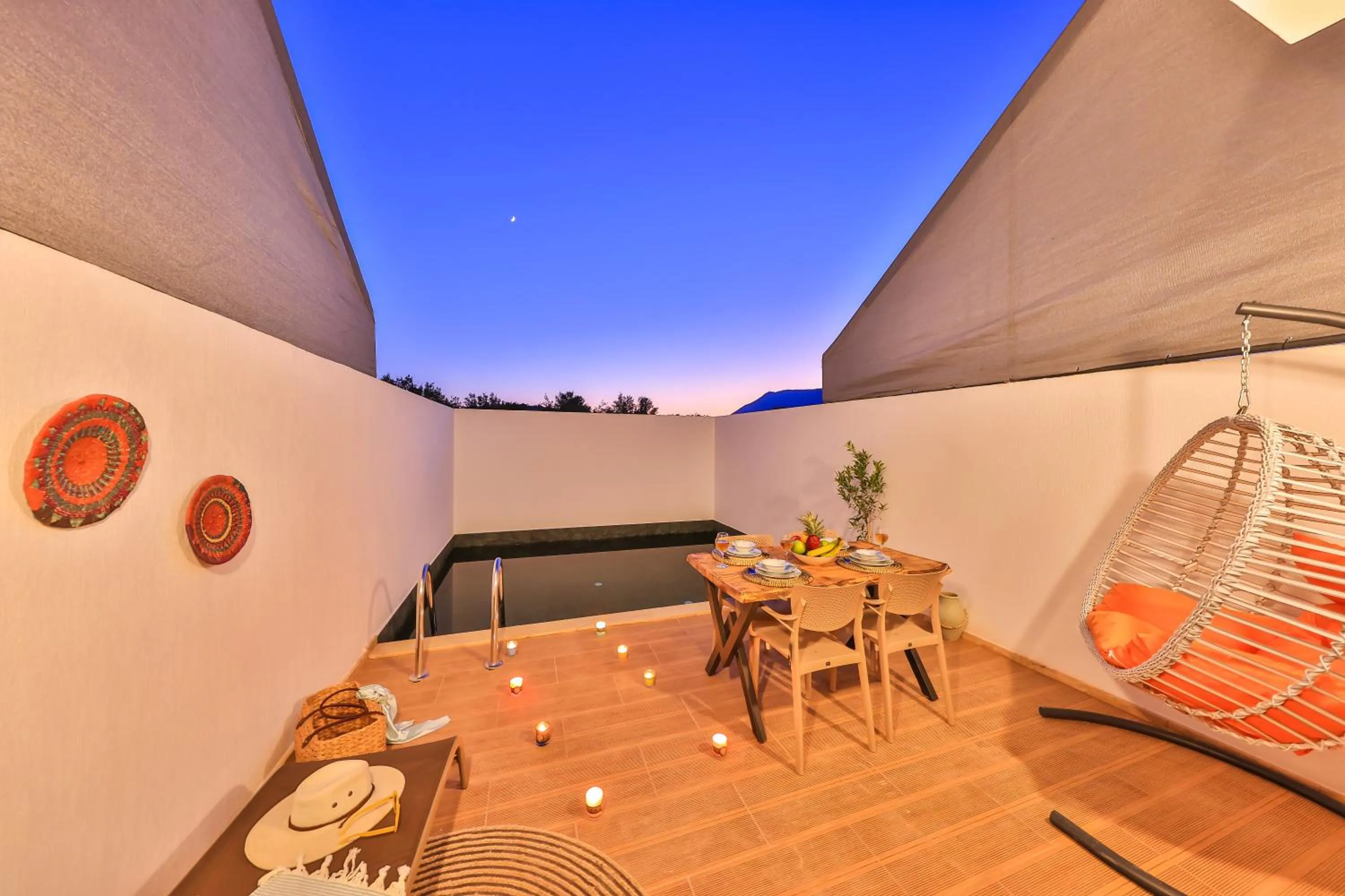 Balcony/Terrace in Villa Ay