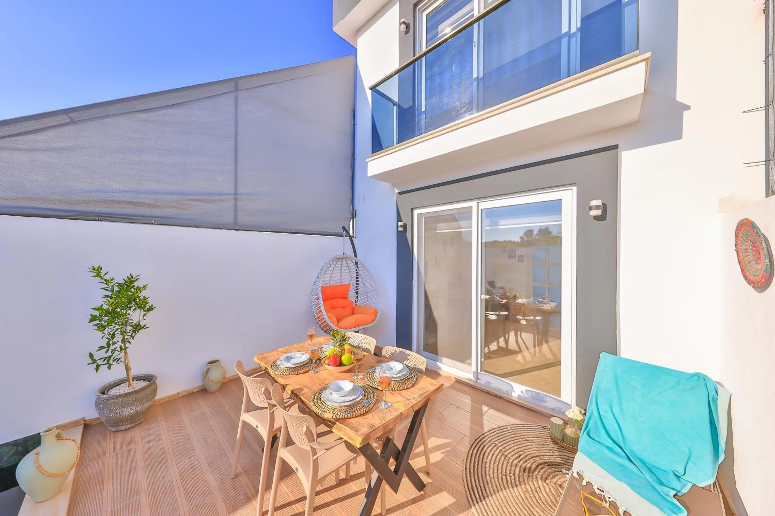 Balcony/Terrace in Villa Ay
