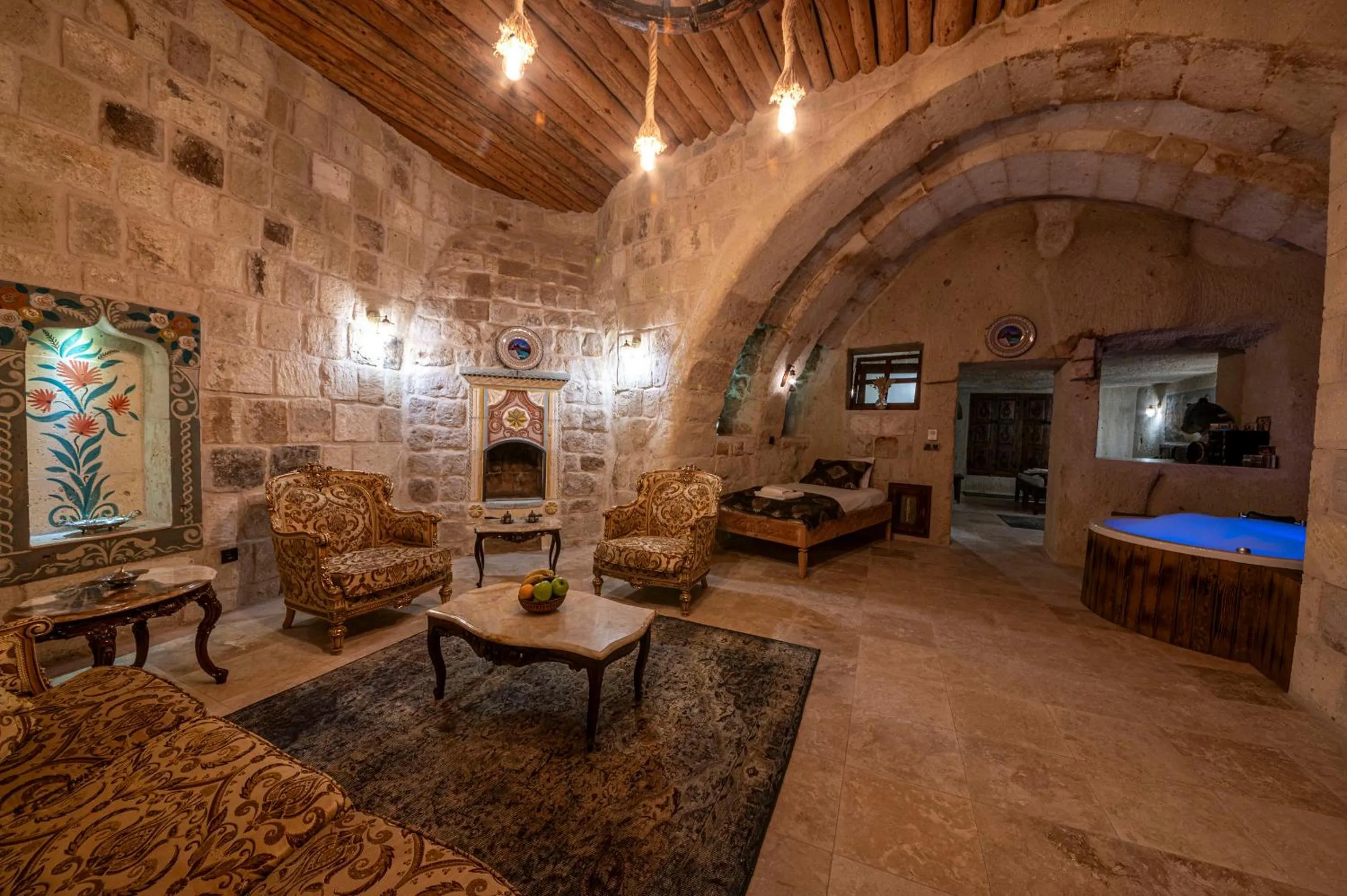 Living room in Capp Royal Cave HOTEL