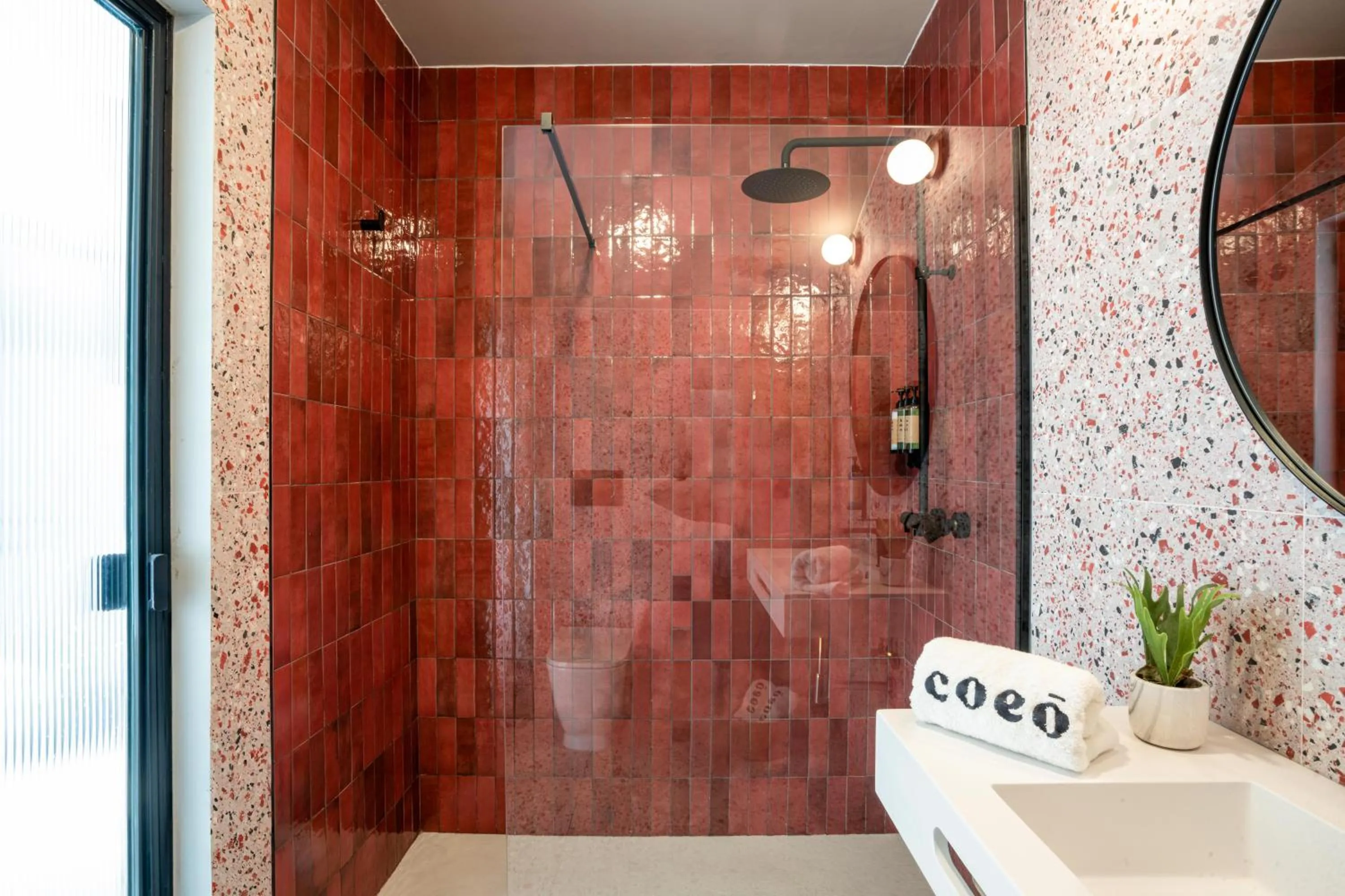 Shower in Coeo Parras Design Apartments