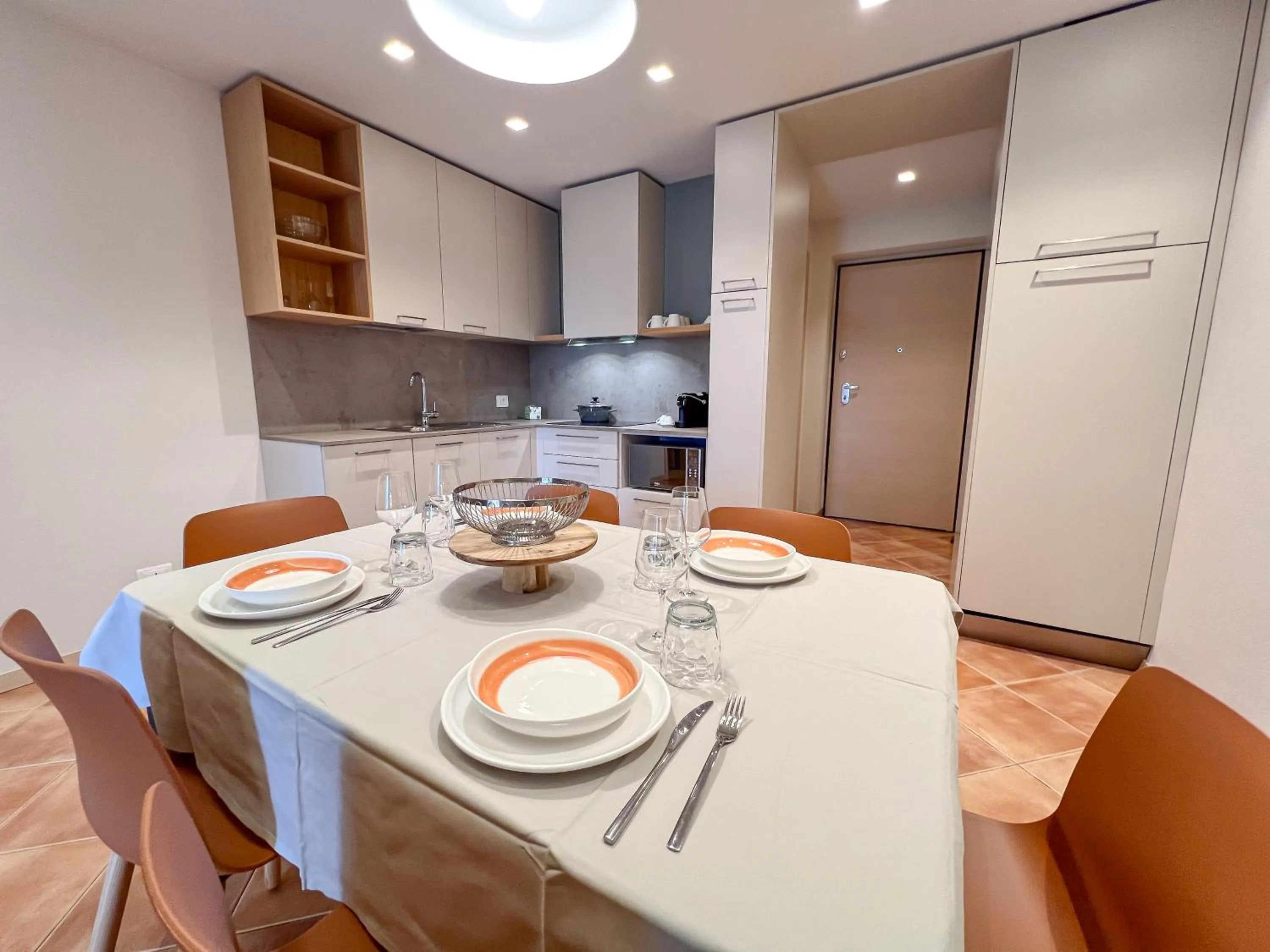 Kitchen or kitchenette in Castello Belvedere Apartments