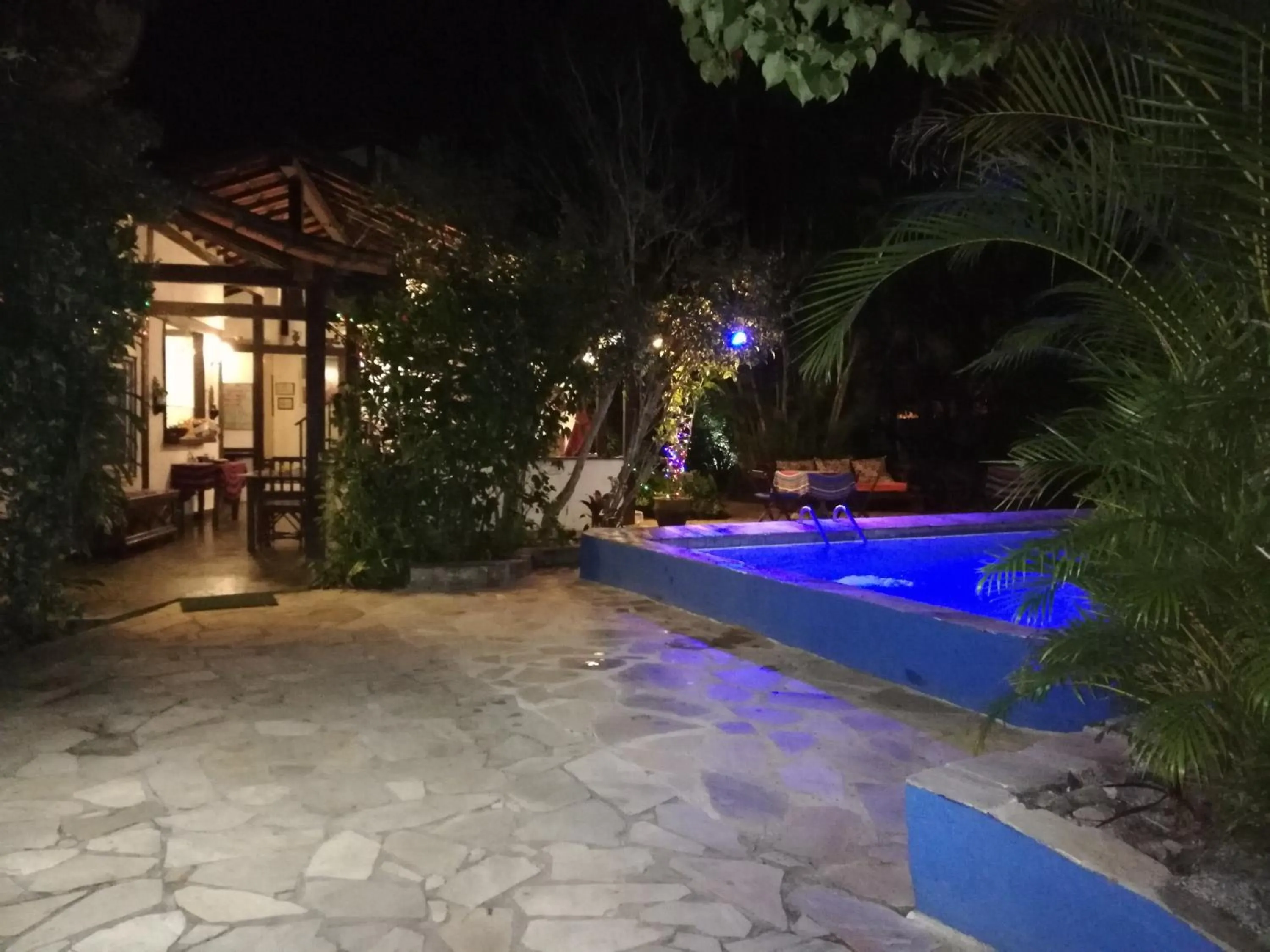 Garden view in Pousada Alicia