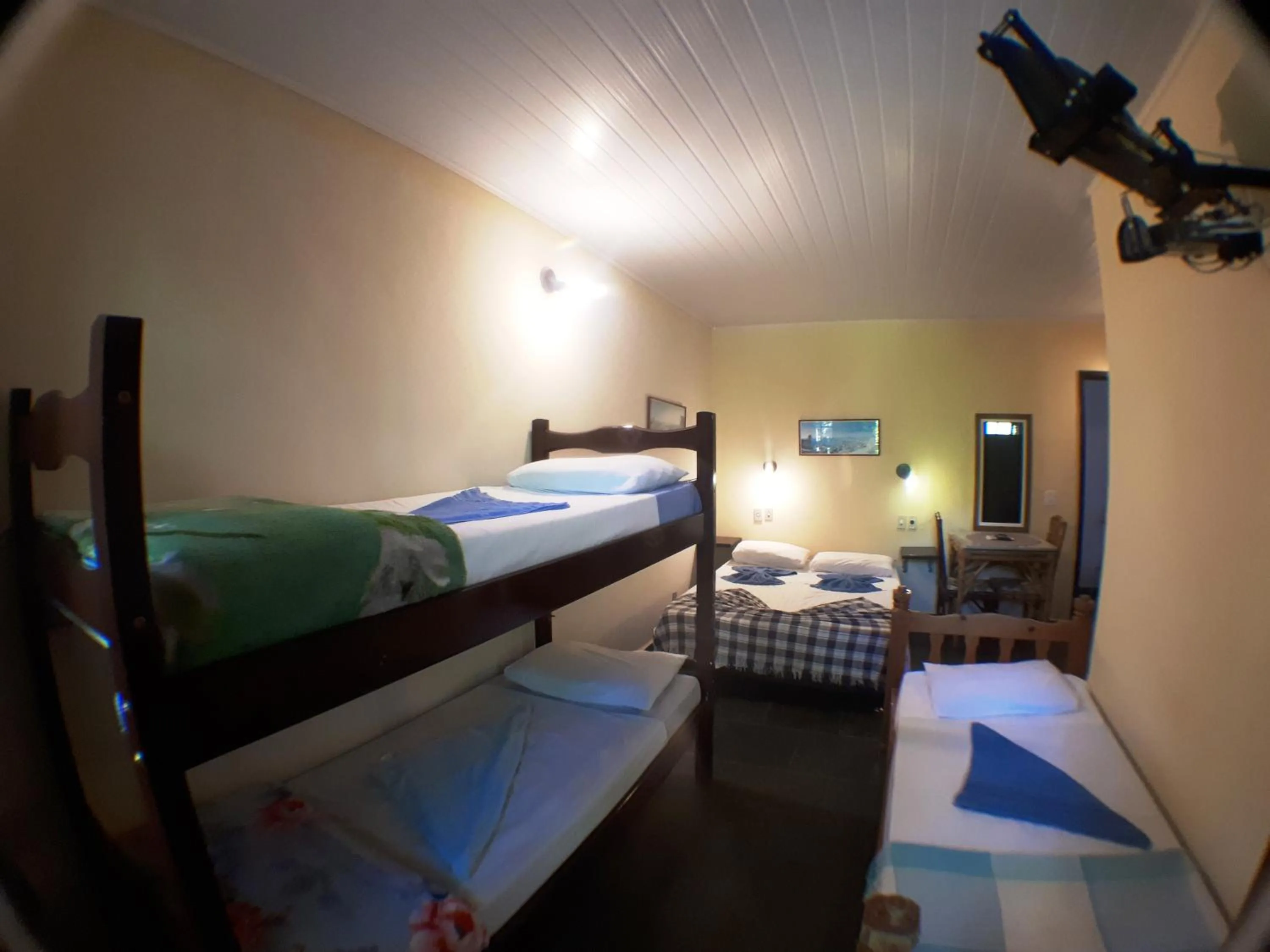 Bed in Pousada Alicia