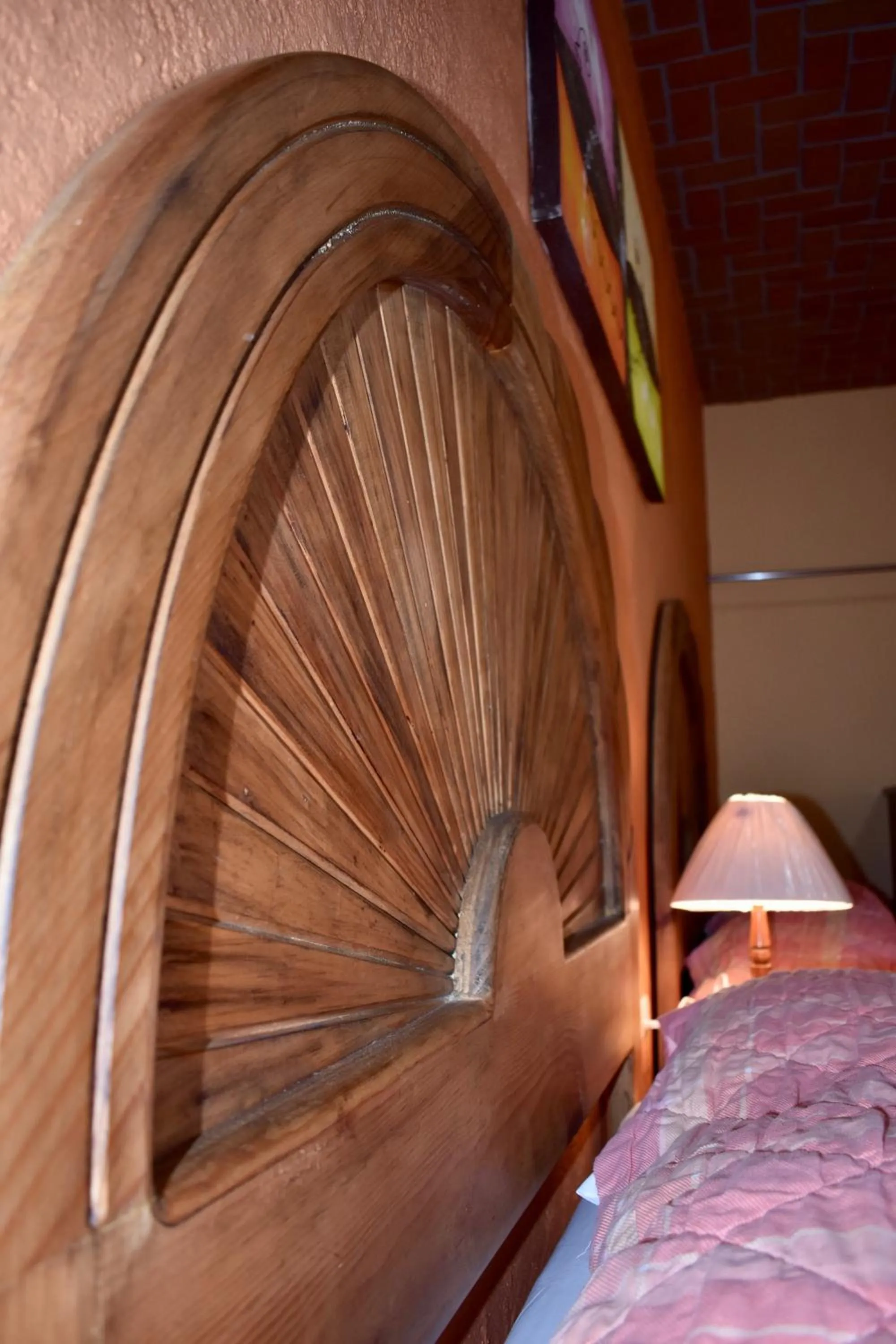 Decorative detail, Bed in Posada Rincon Magico