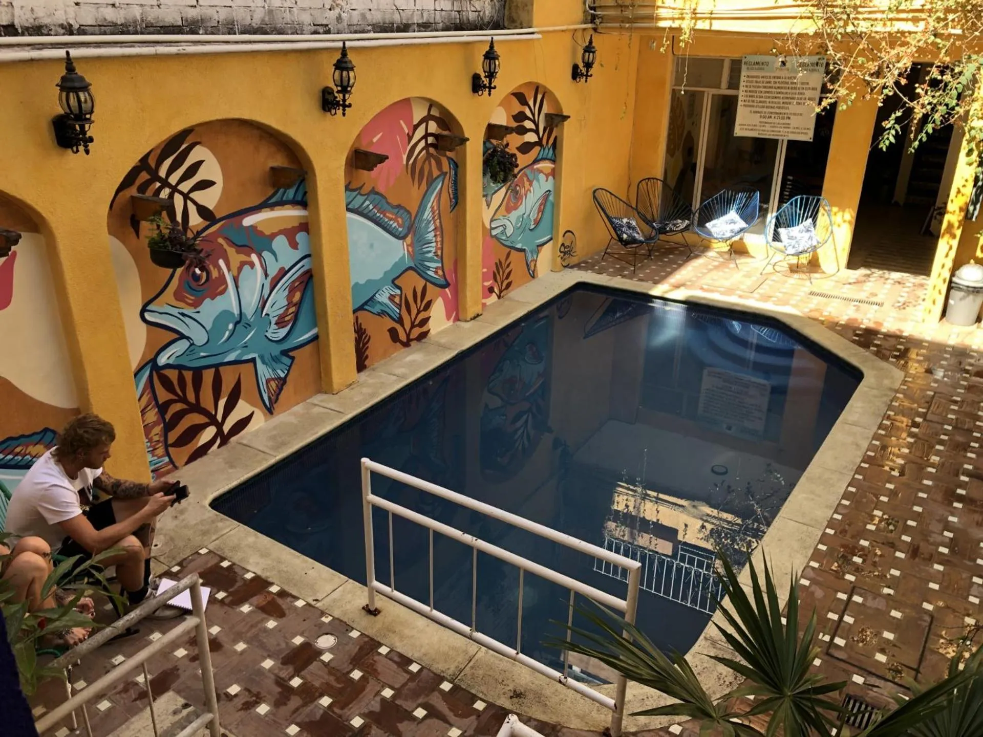 Swimming pool in Pargos Hotel & Cowork