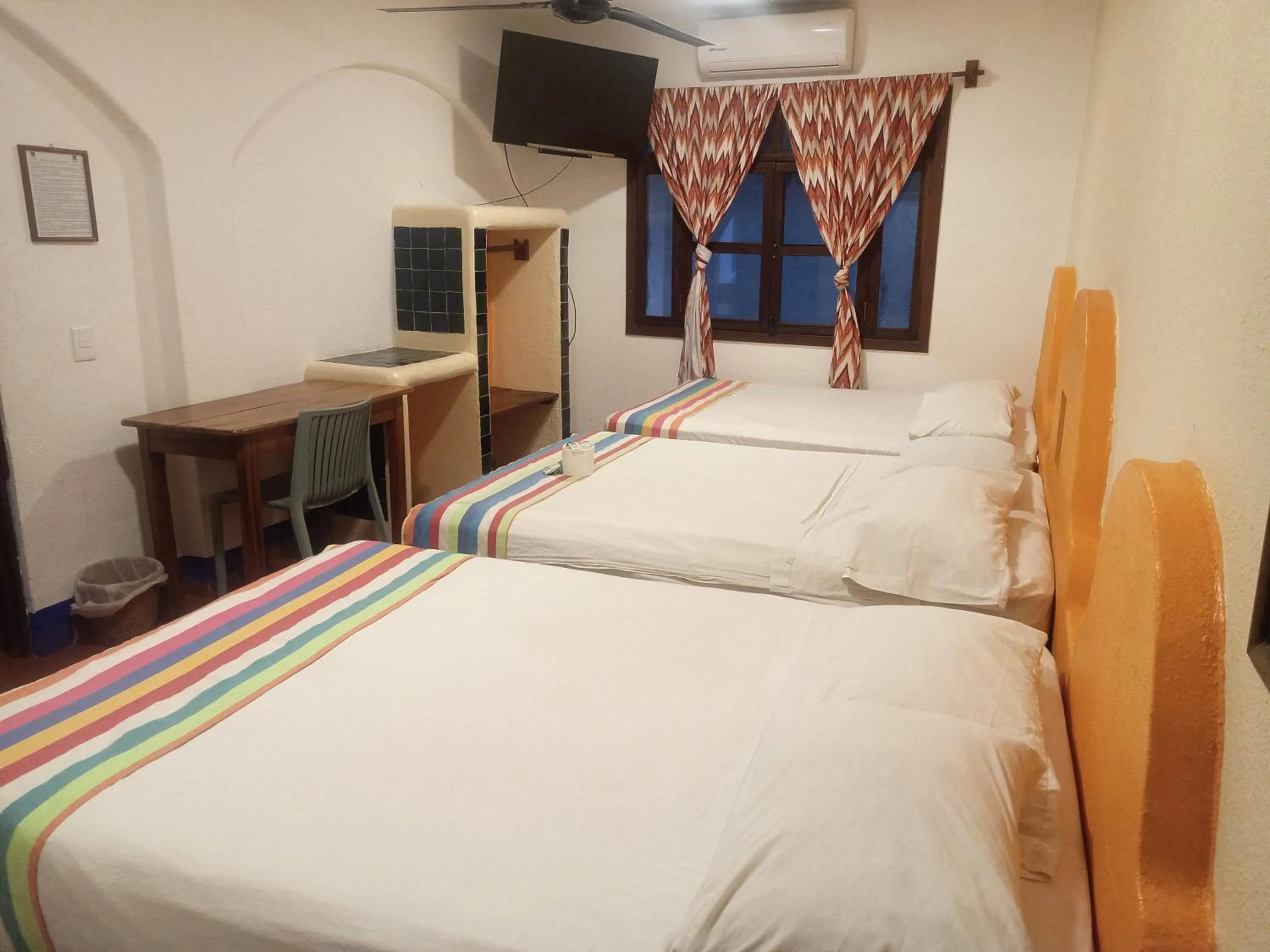Bed in Pargos Hotel & Cowork