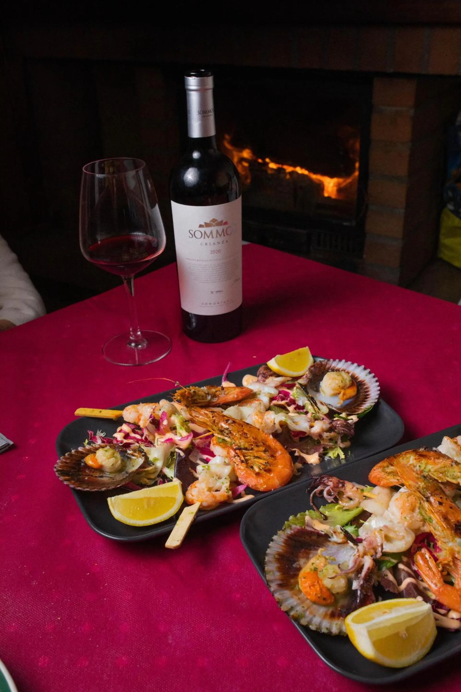 Dining area in Hostal Alto Aragon