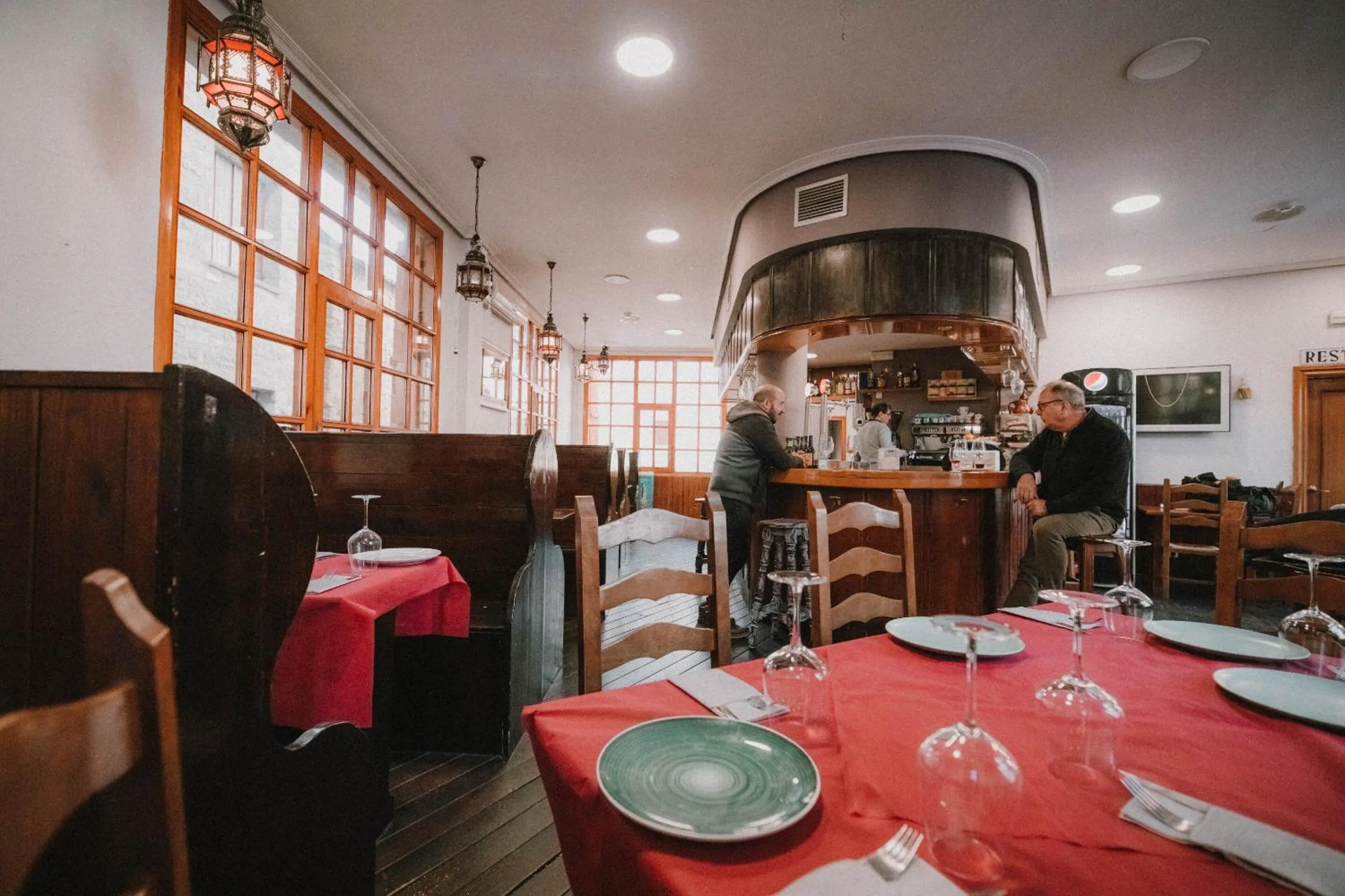 Dining area in Hostal Alto Aragon