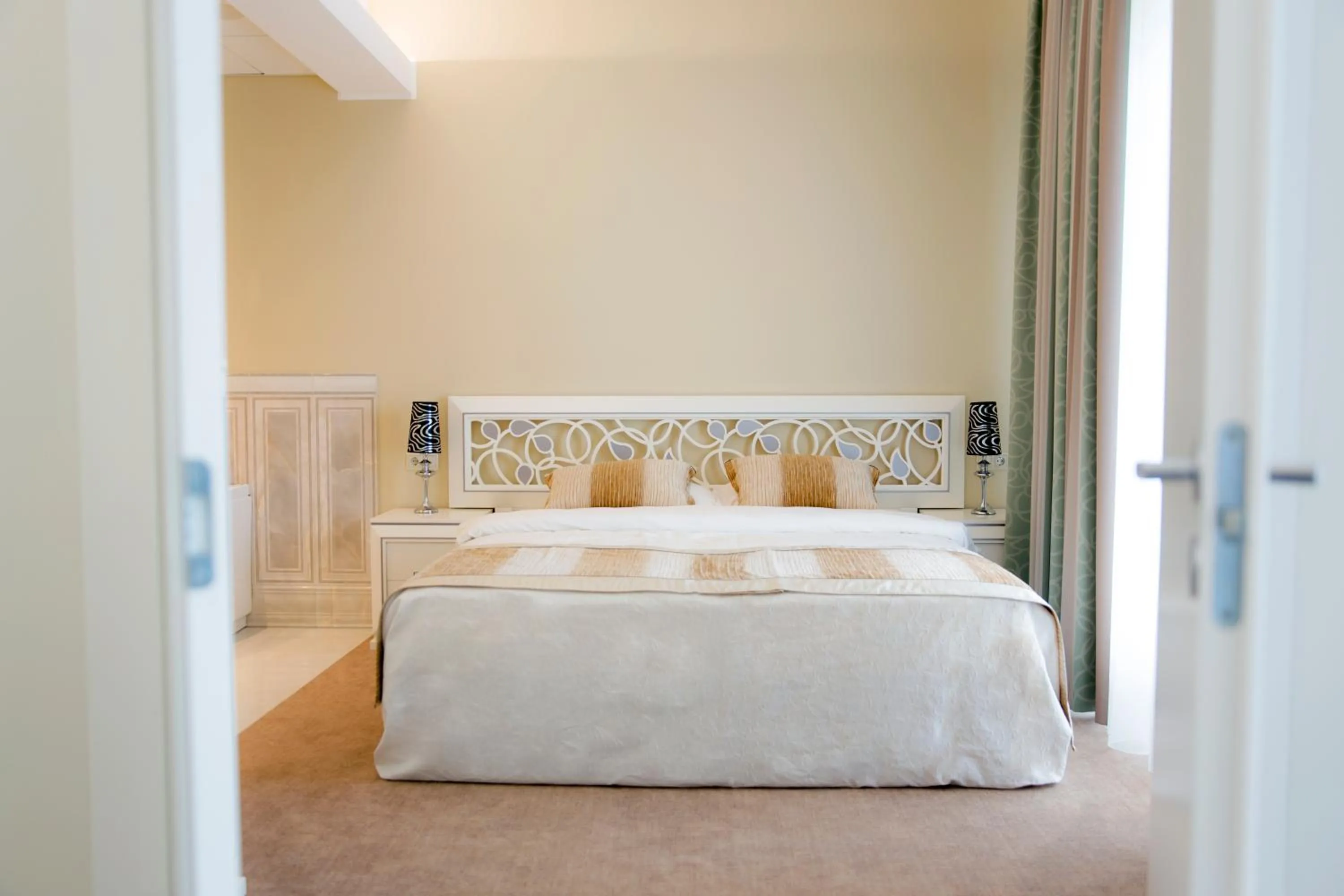 Bed in Noorus SPA Hotel