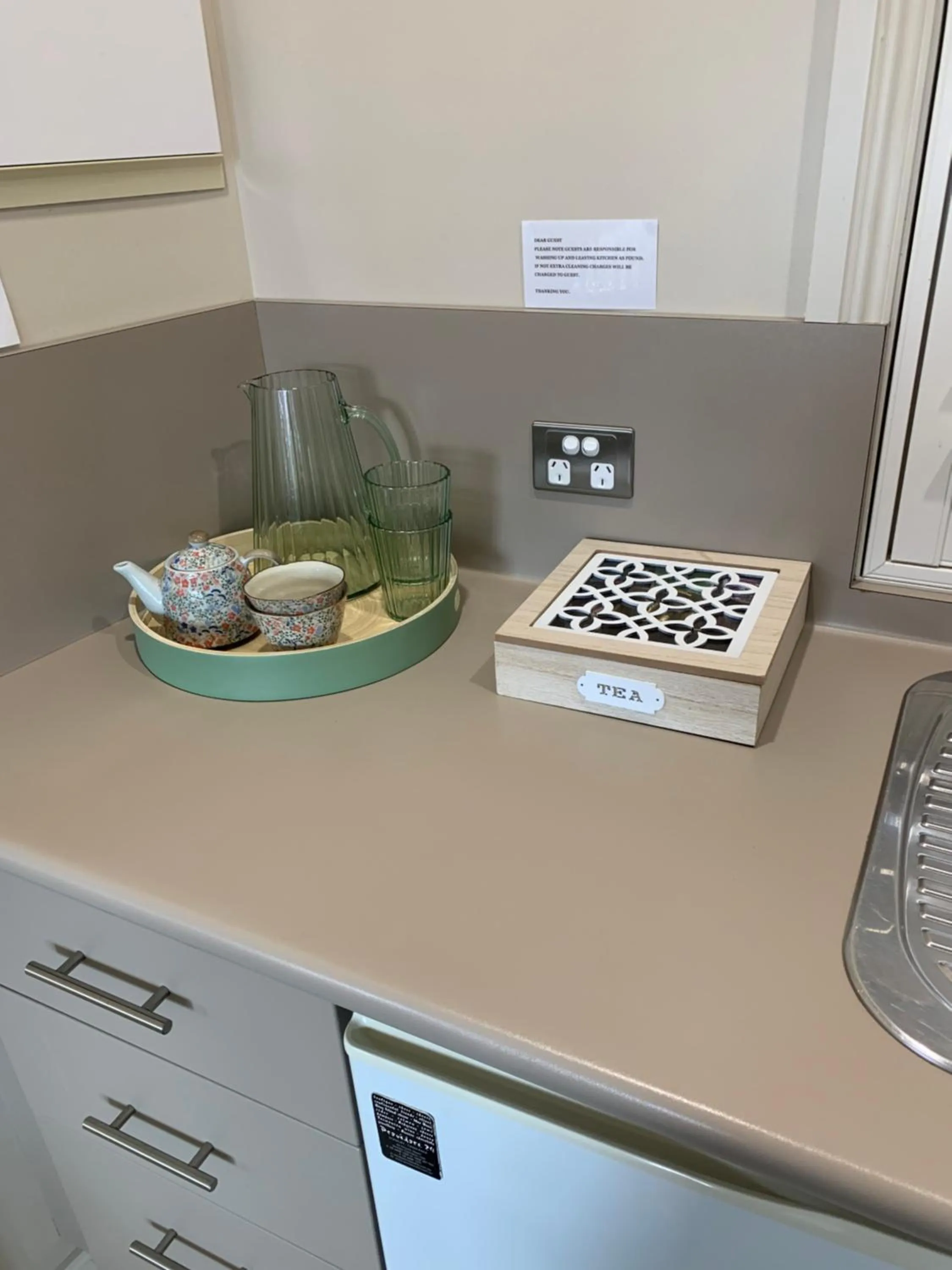 Kitchen or kitchenette in On The Terrace Stanley