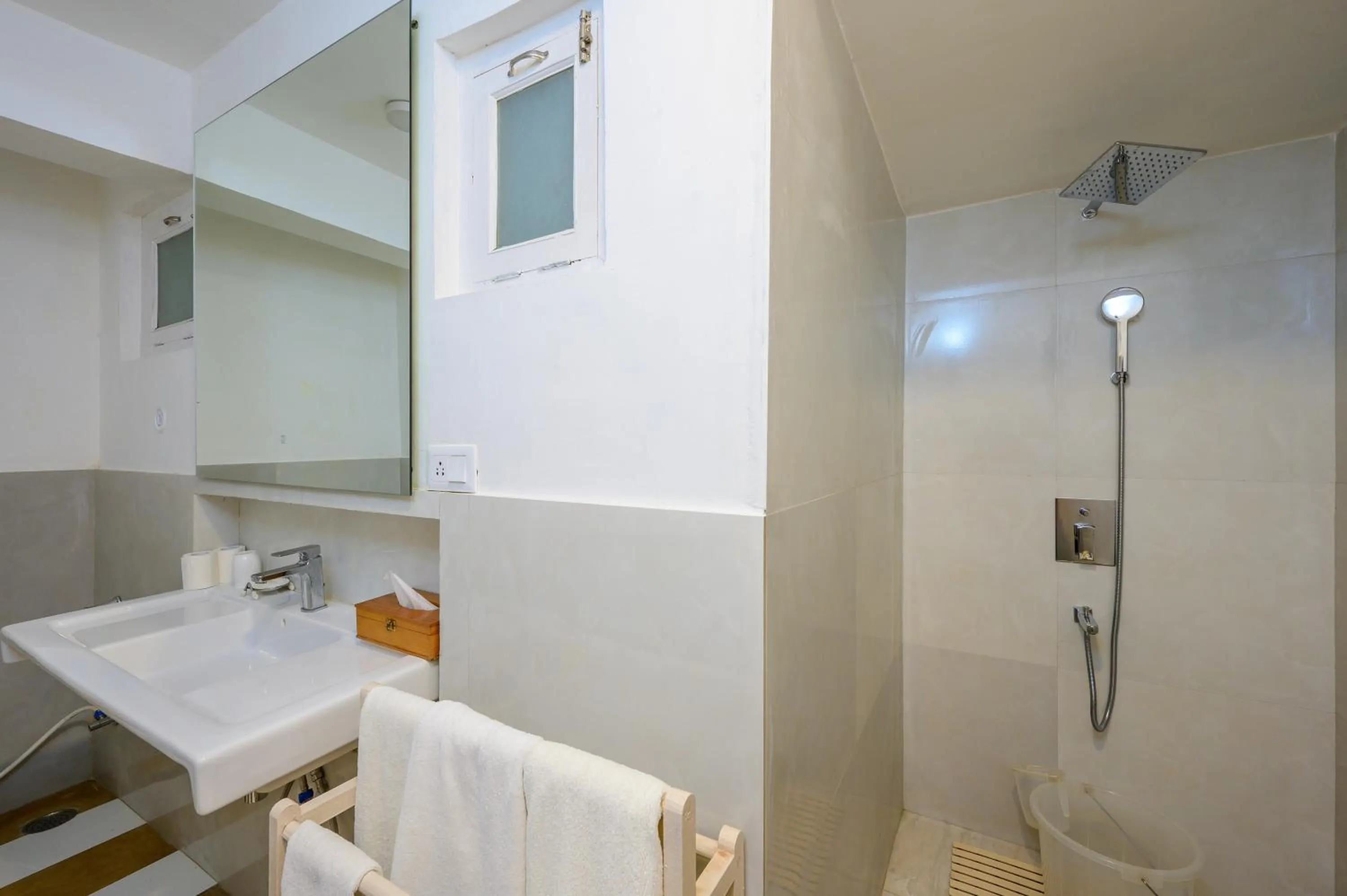 Bathroom in Neemrana's - Ramgarh Bungalows