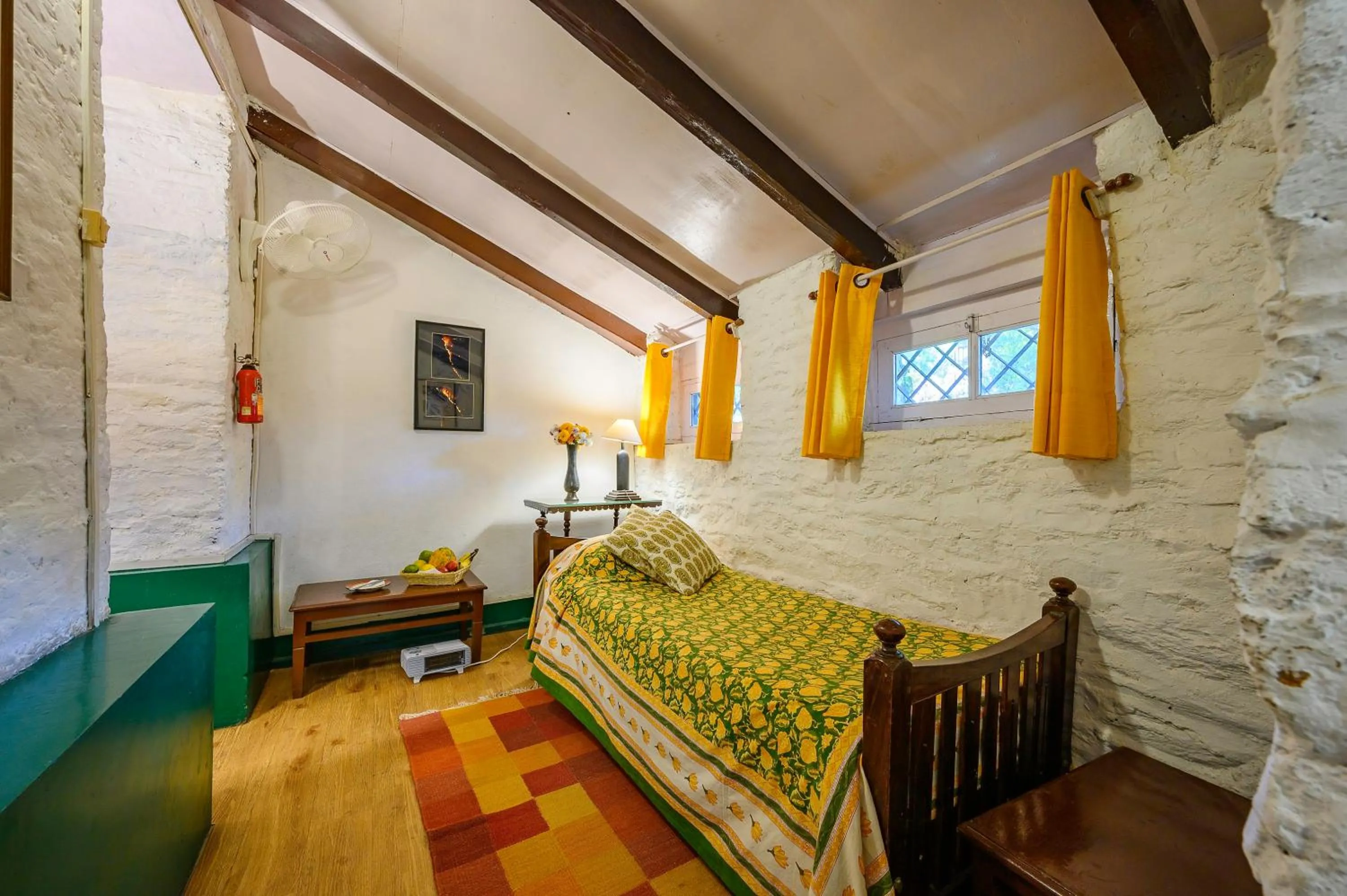 Bedroom, Bed in Neemrana's - Ramgarh Bungalows