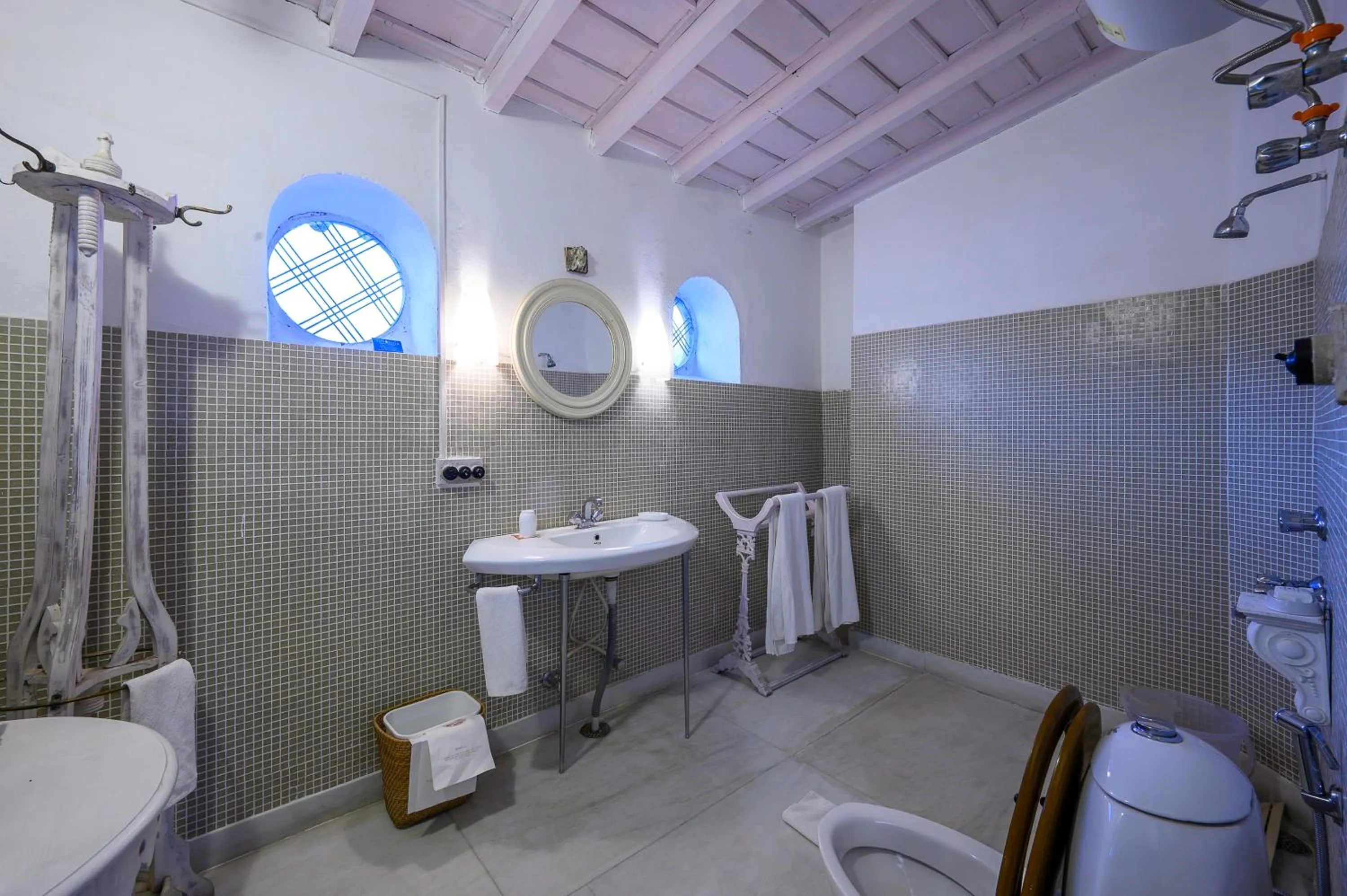 Bathroom in Neemrana's - Ramgarh Bungalows
