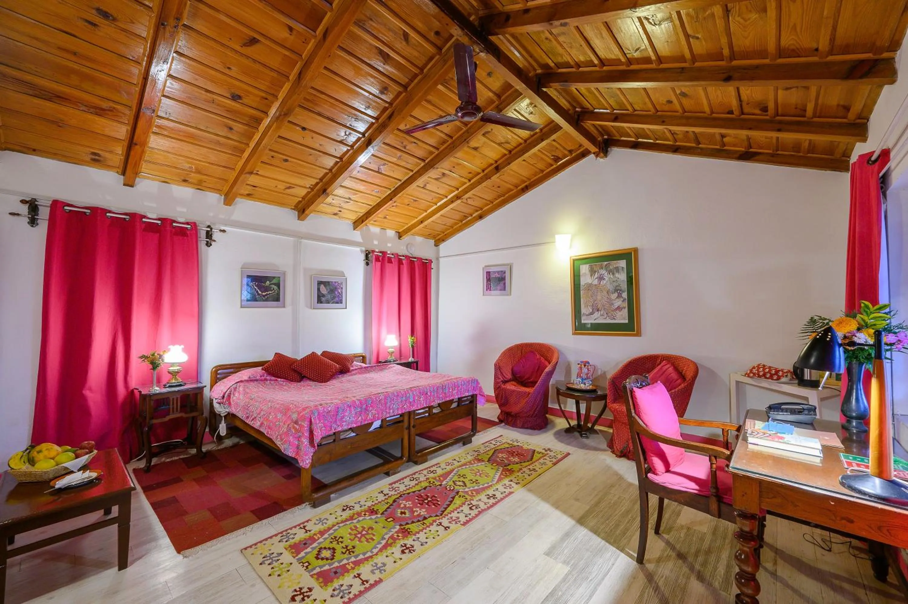 Bedroom, Bed in Neemrana's - Ramgarh Bungalows