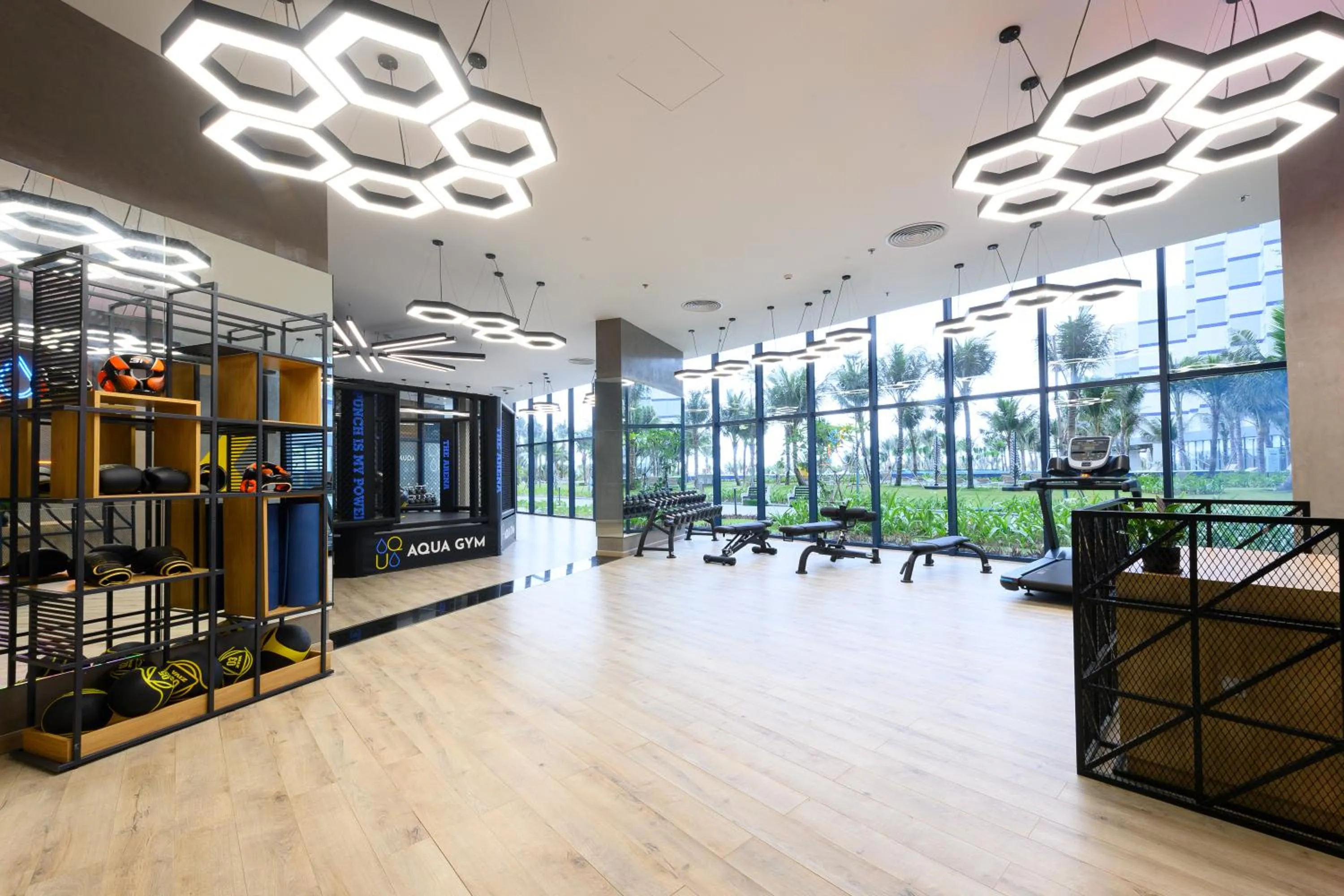 Fitness centre/facilities in The Empyrean Cam Ranh Beach Resort