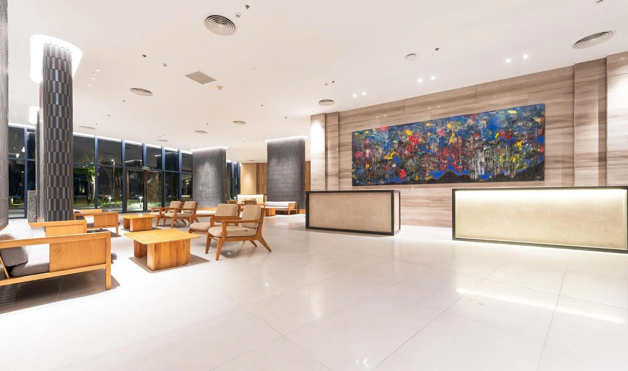 Lobby or reception in The Empyrean Cam Ranh Beach Resort
