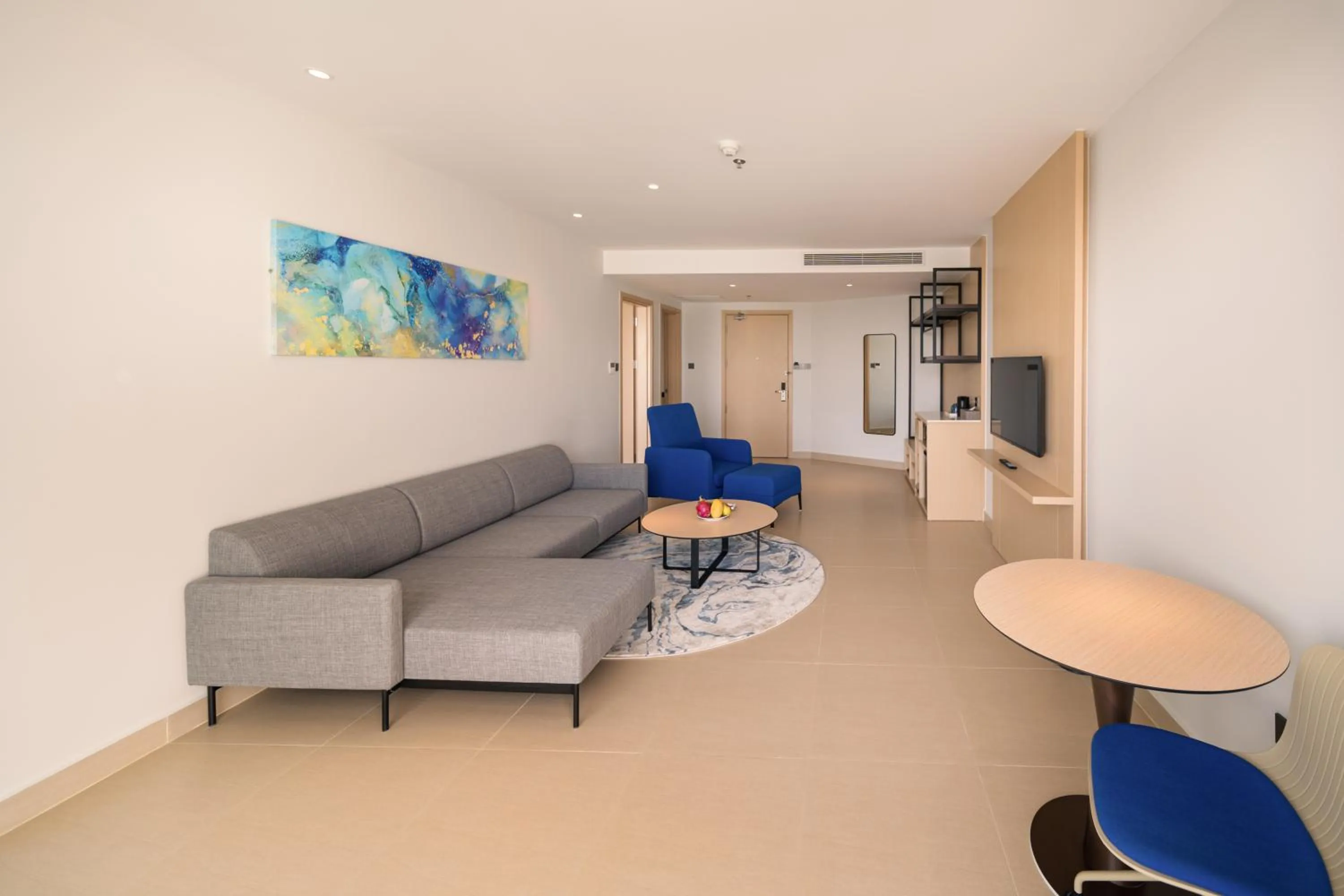 Living room in The Empyrean Cam Ranh Beach Resort