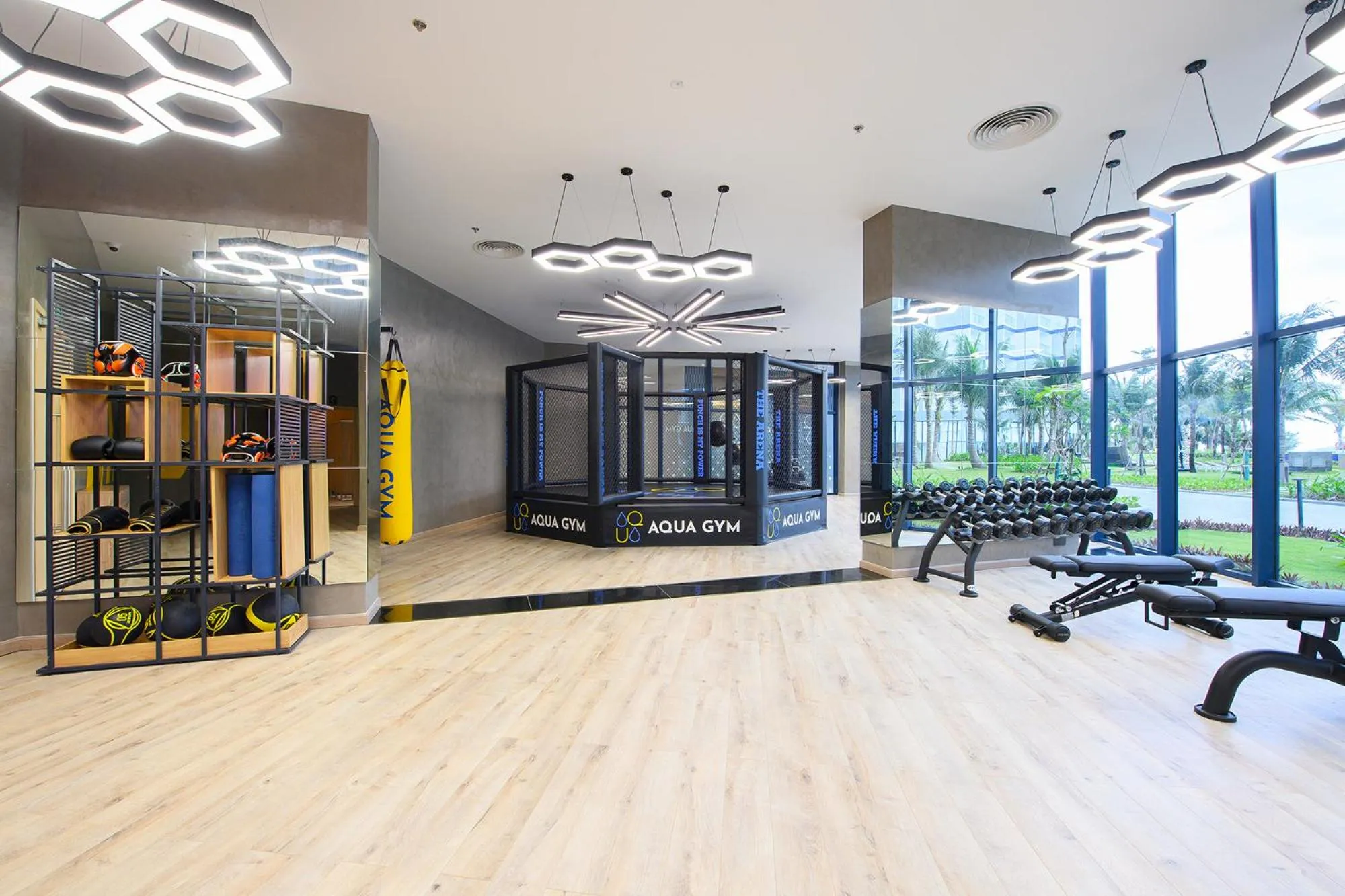 Fitness centre/facilities in The Empyrean Cam Ranh Beach Resort