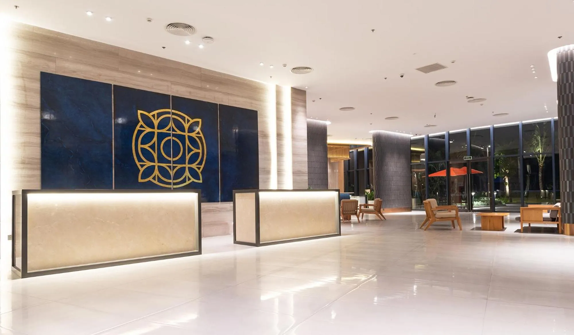 Lobby or reception in The Empyrean Cam Ranh Beach Resort