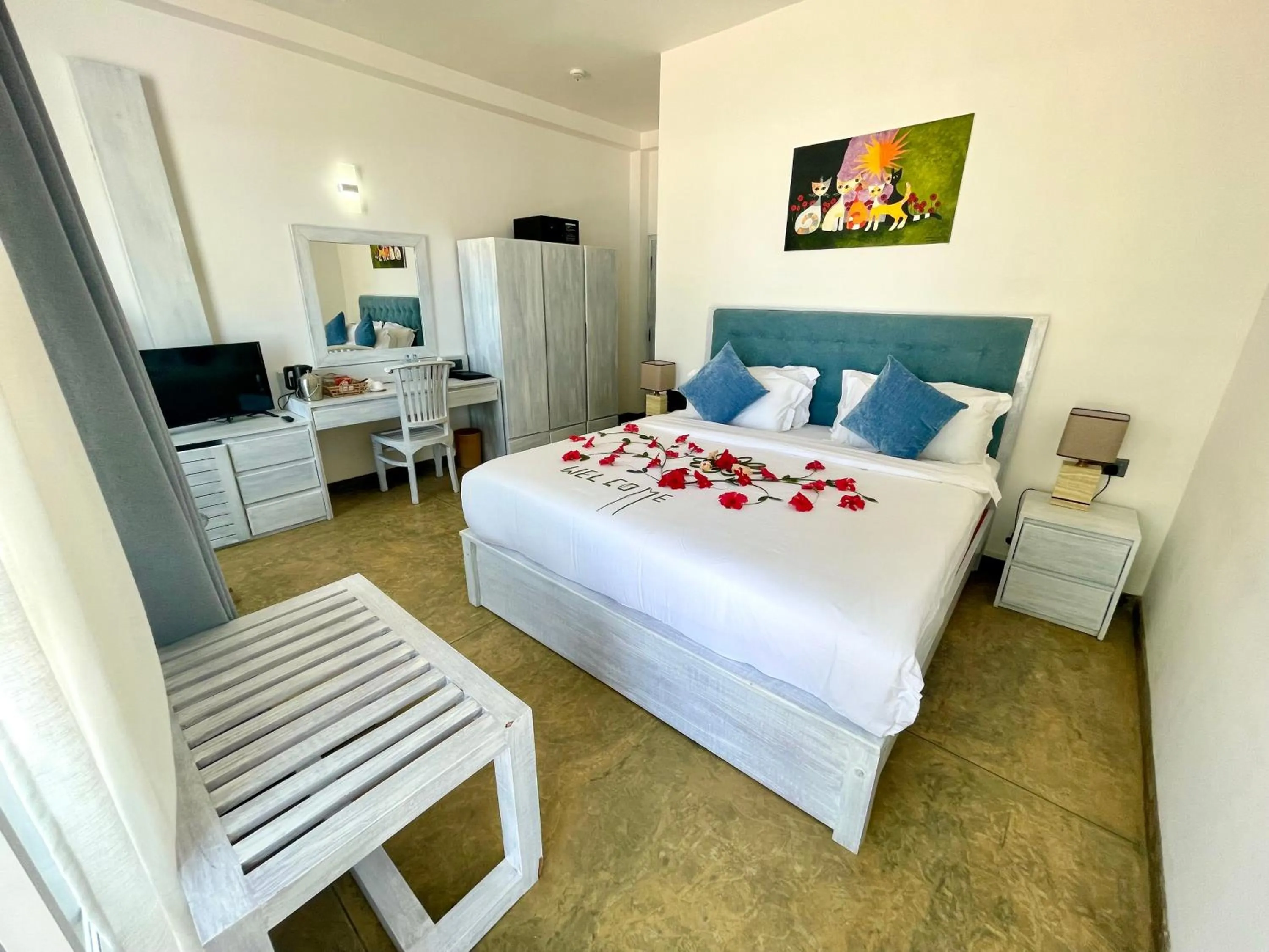 Bedroom, Bed in Smeralda Resorts Dikwella