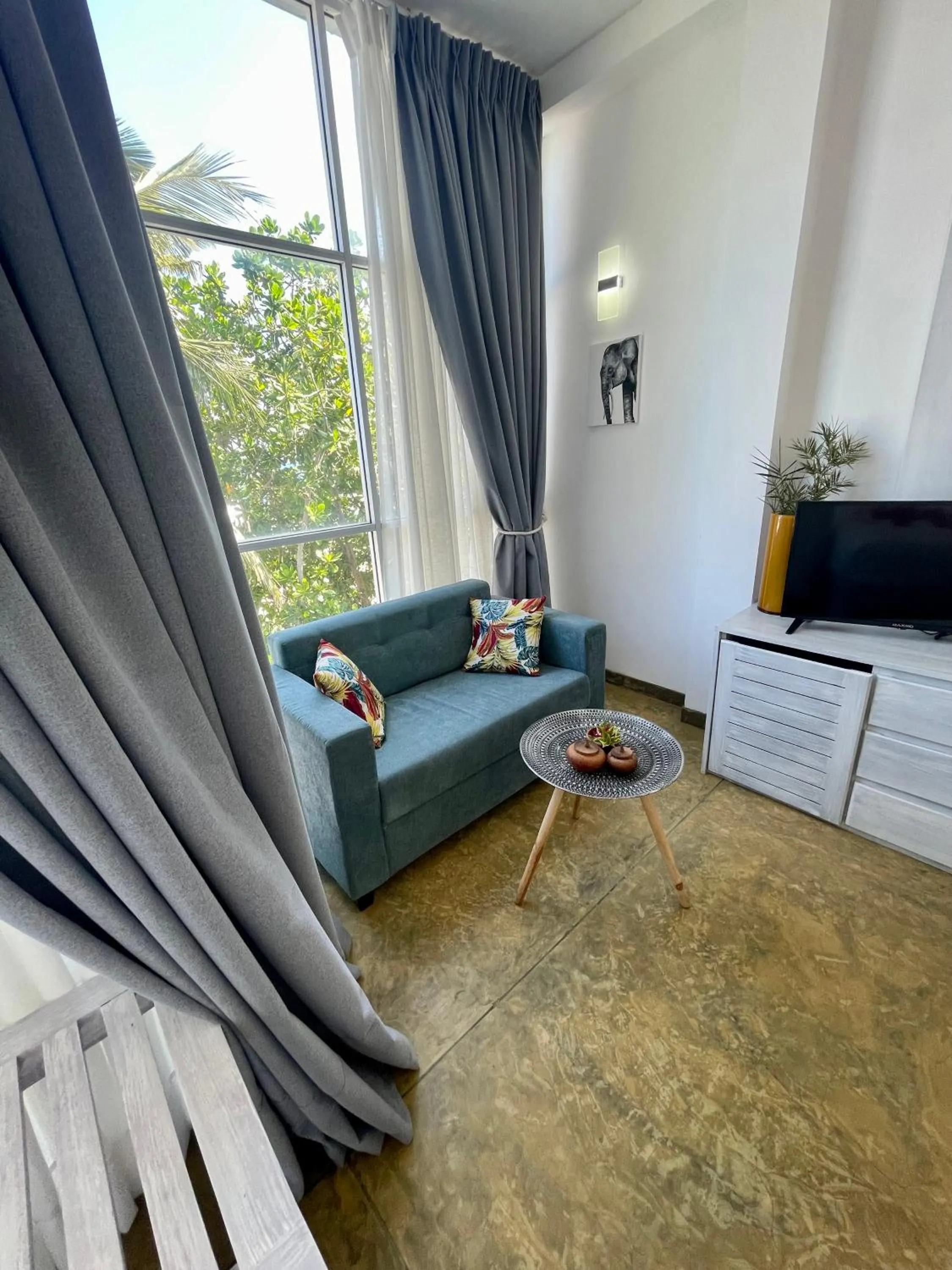 Living room in Smeralda Resorts Dikwella