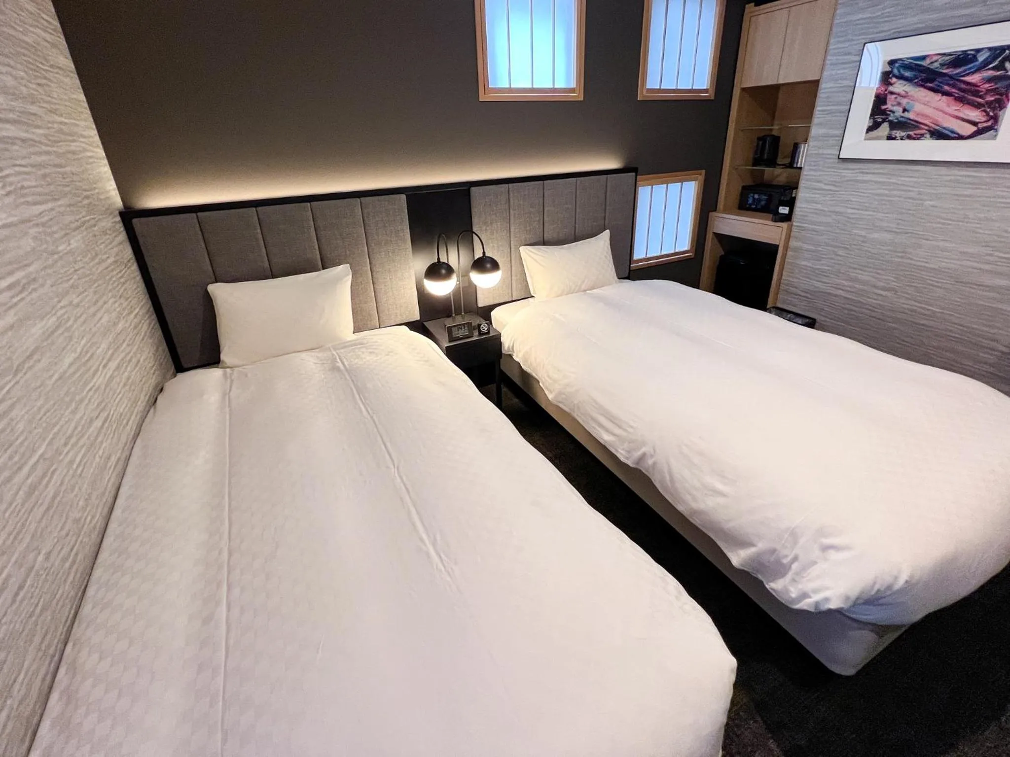 Bed in Rinn Kyoto Station