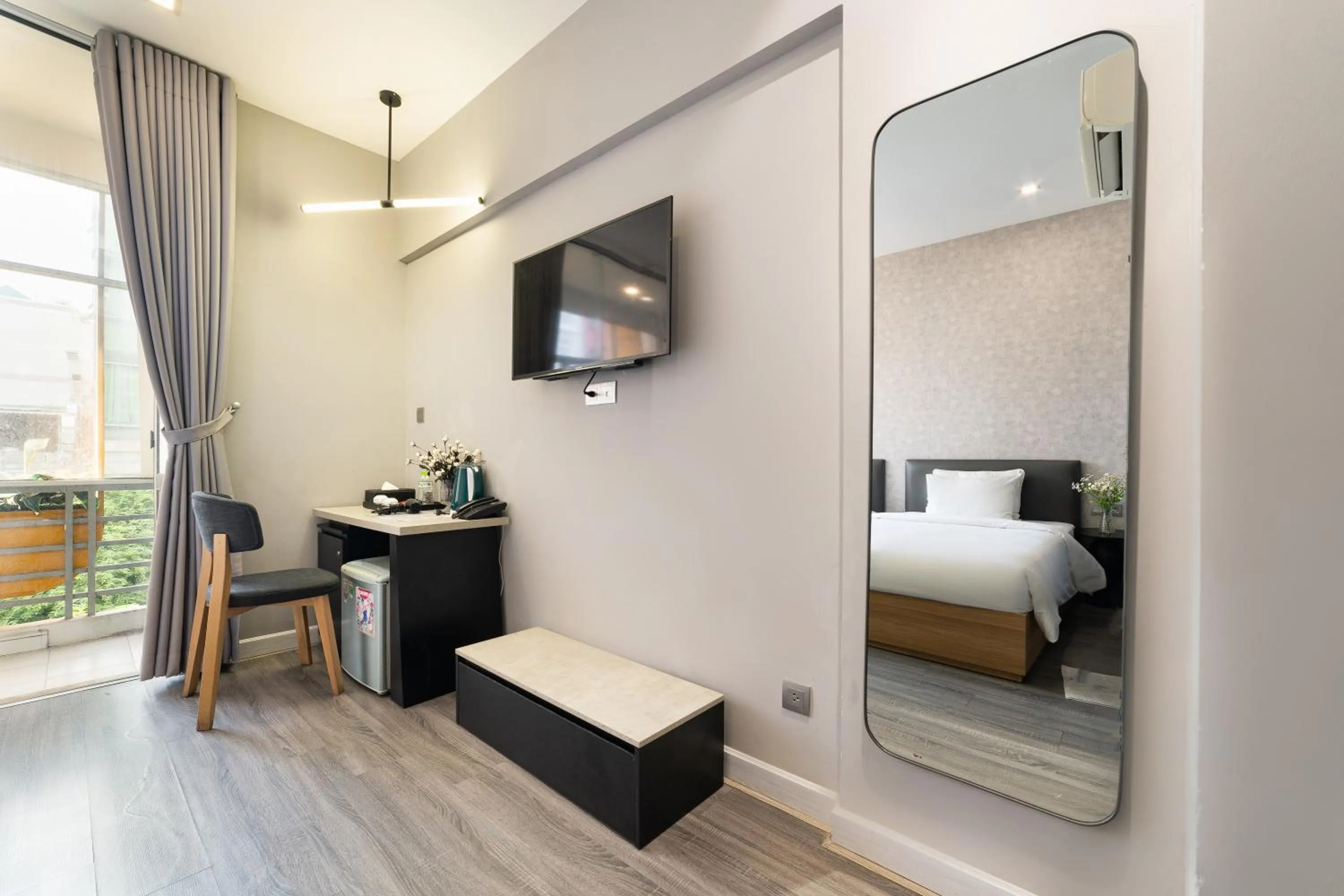 Decorative detail, Bed in The Hotel Nicecy