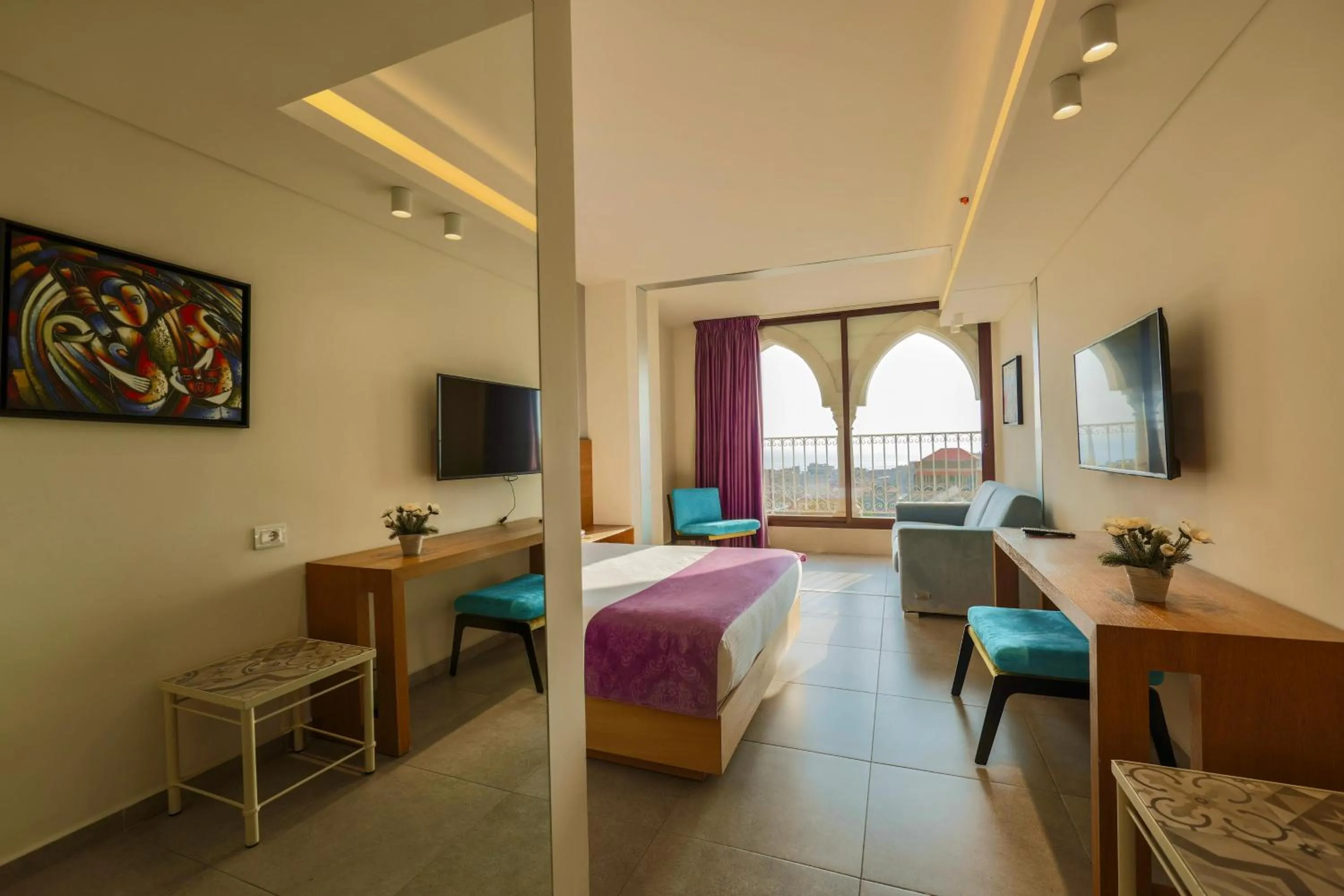 Bedroom, Bed in Majestic Byblos Grand Hotel