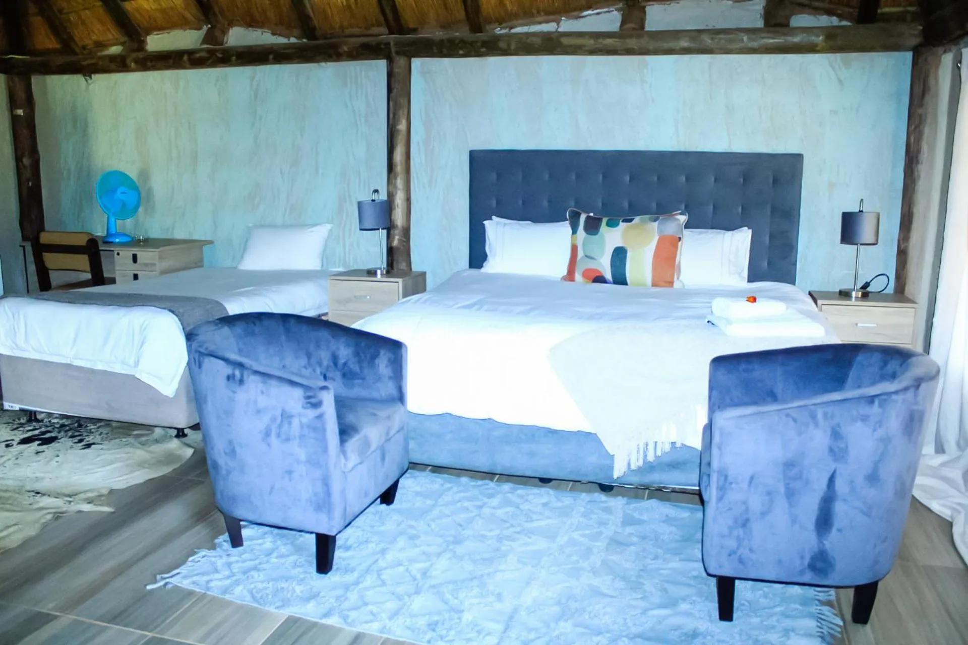Bedroom, Bed in Harnham Mountain Lodge