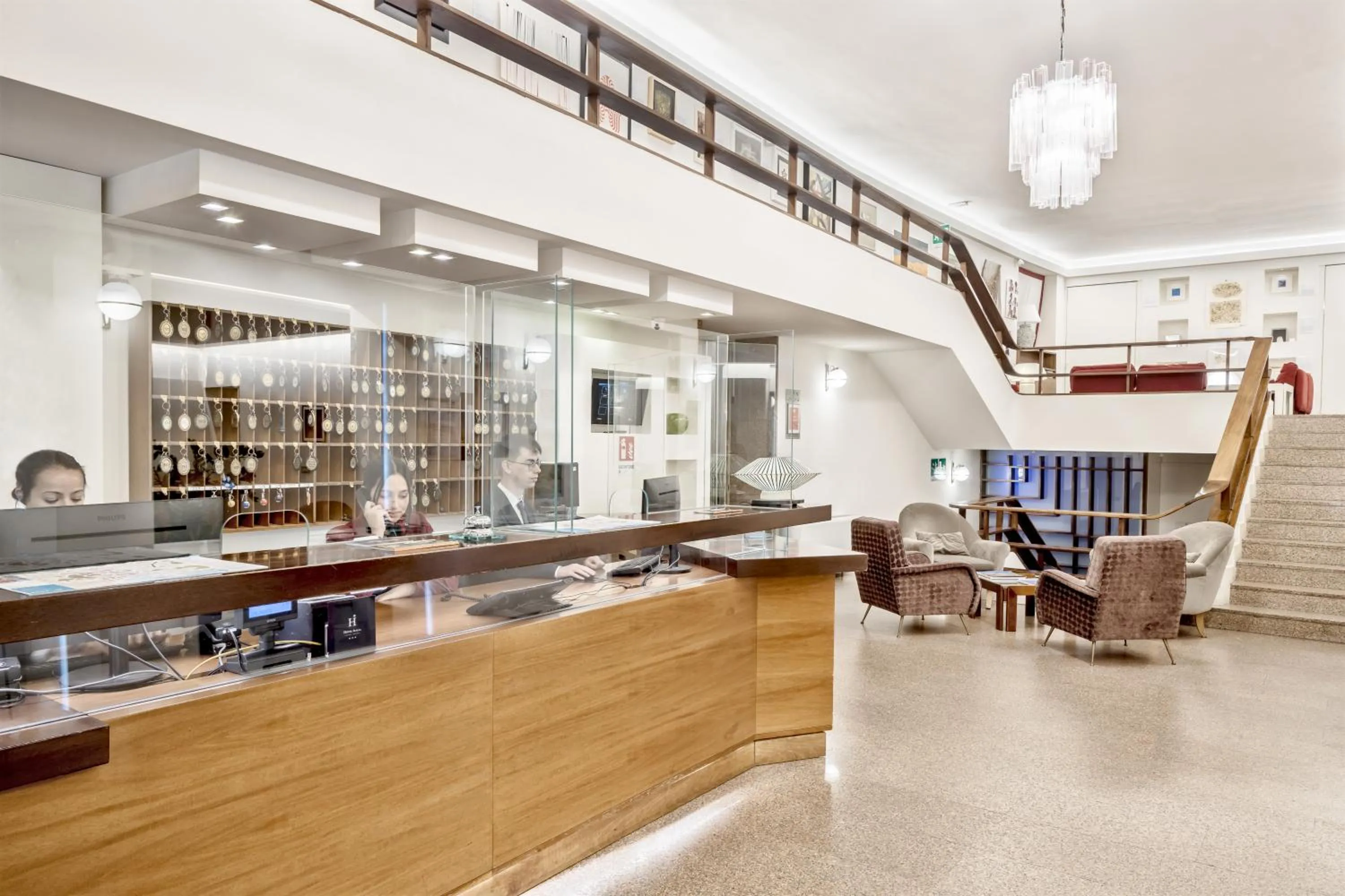 Lobby or reception in Hotel Italia
