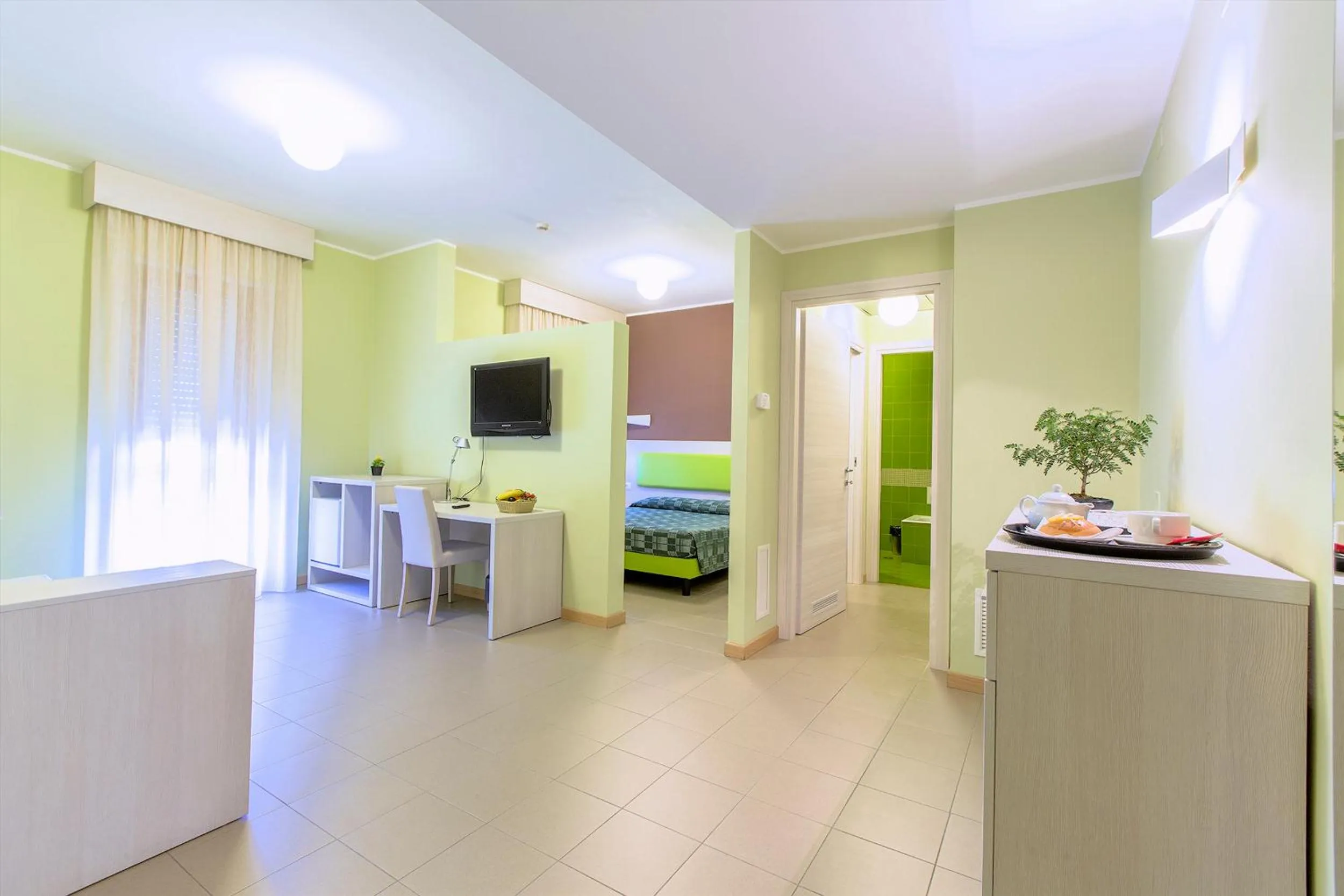 Day, Bed in Hotel Residence Ulivi E Palme