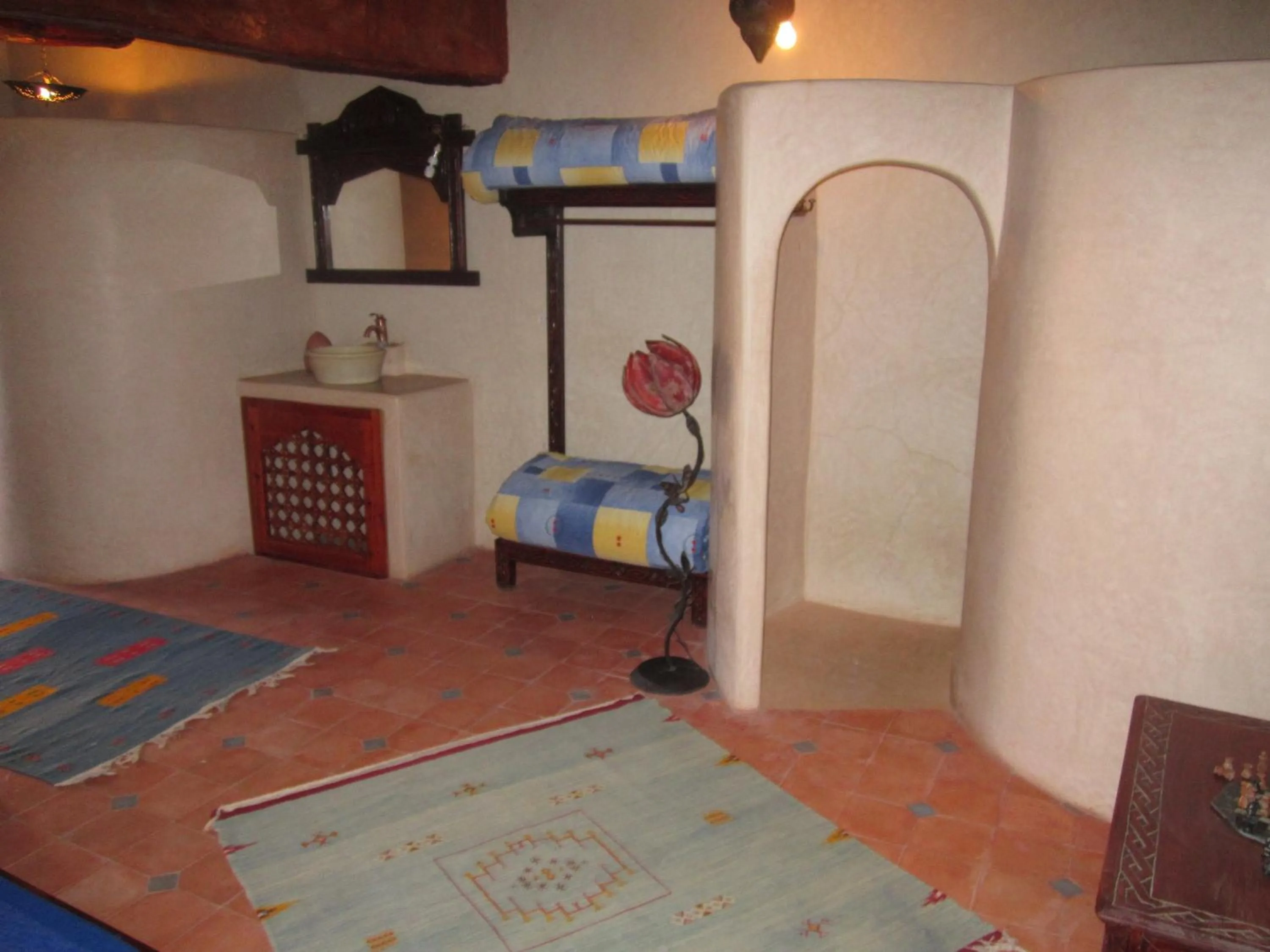 Bathroom, Bed in Dar Amazir