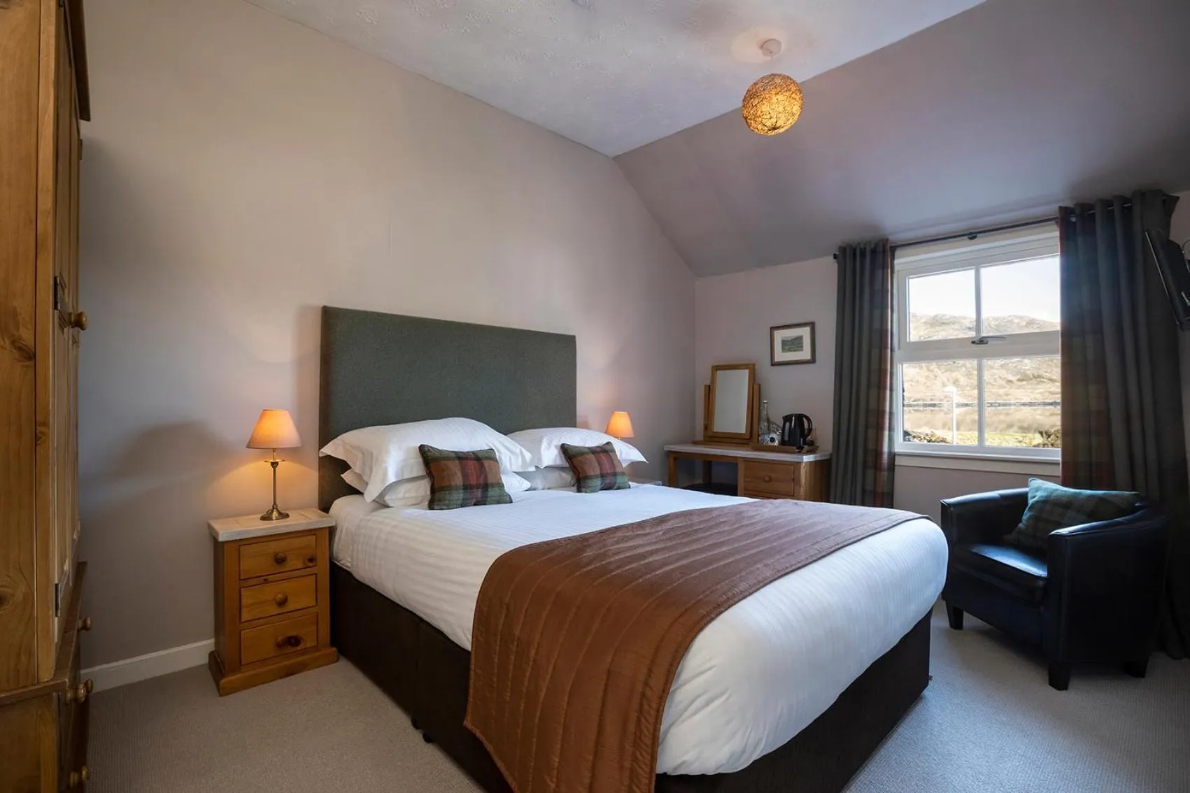 Bed in Kylesku Hotel